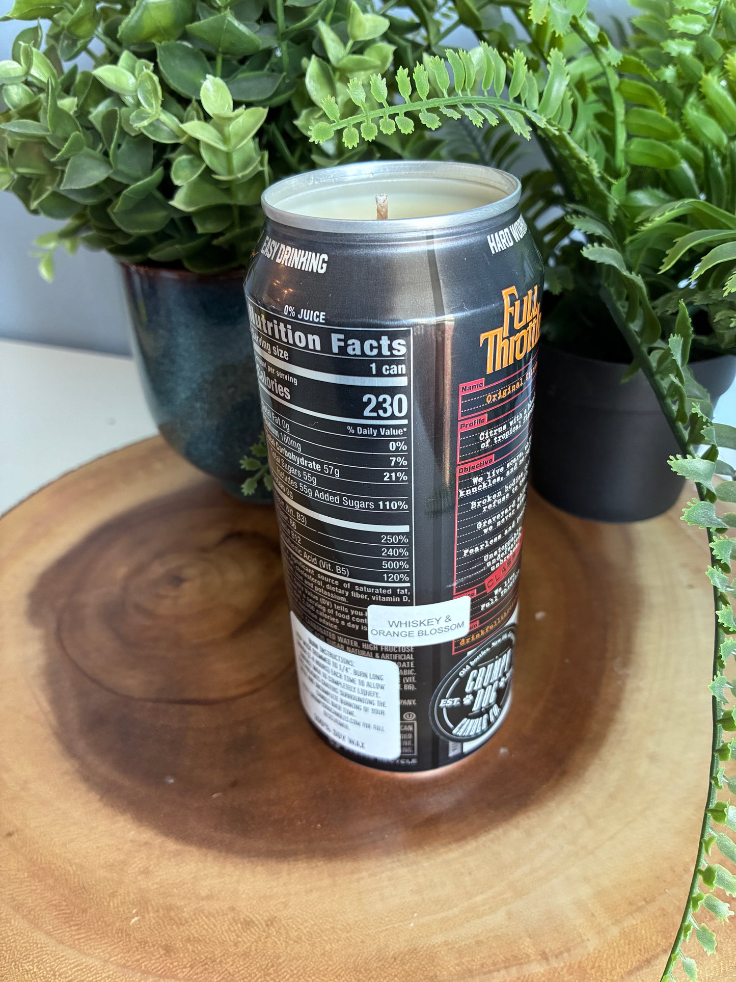 Full Throttle Citrus Energy Drink Candle