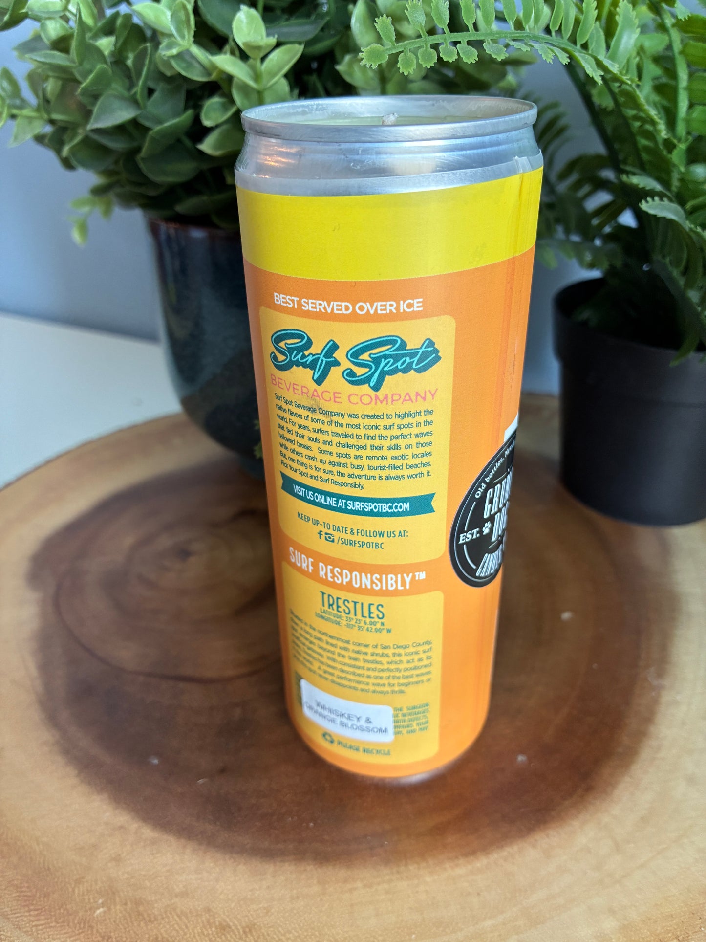 Surf Spot Beer Candle