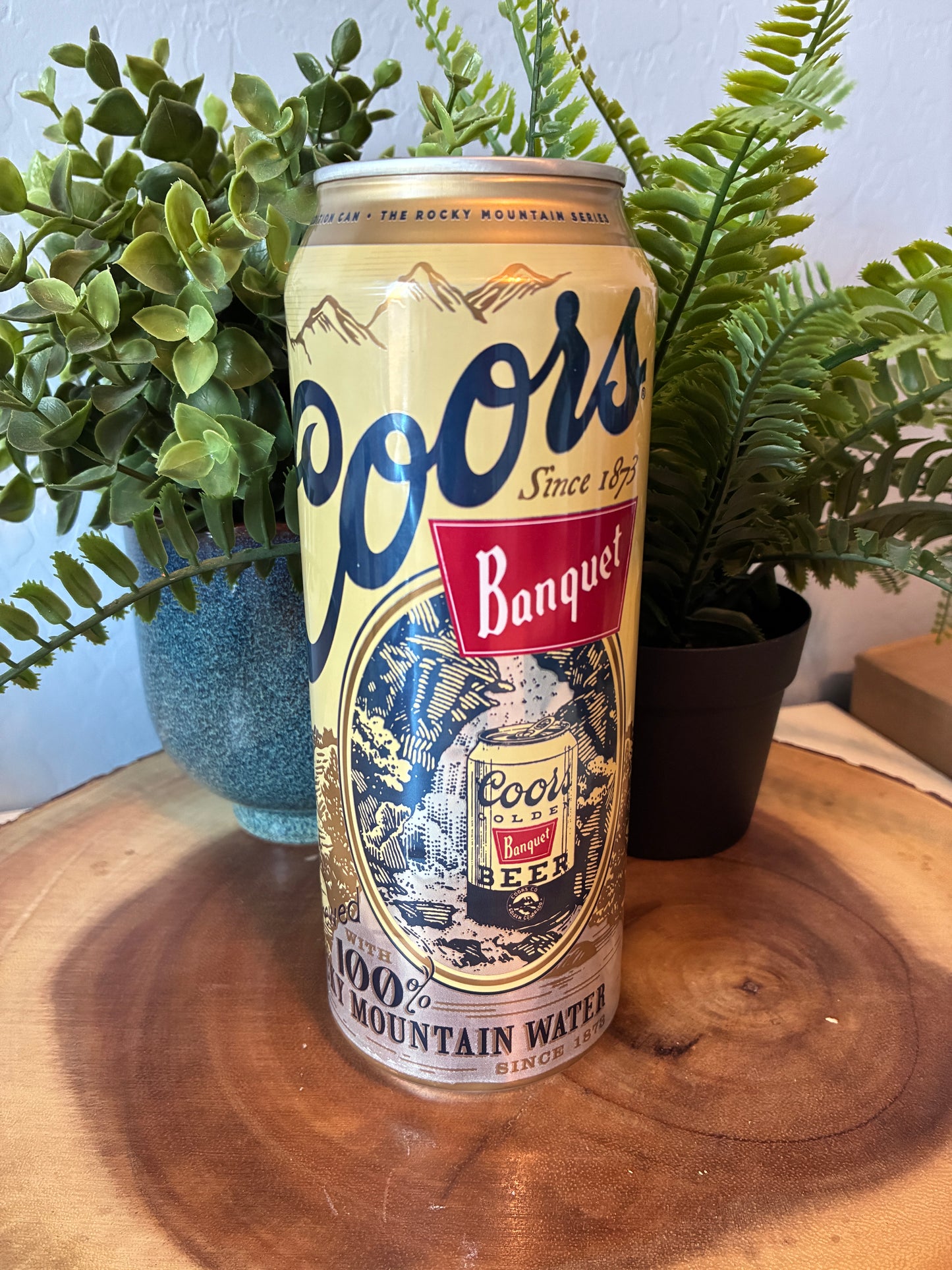 Coors Banquet Can Candle