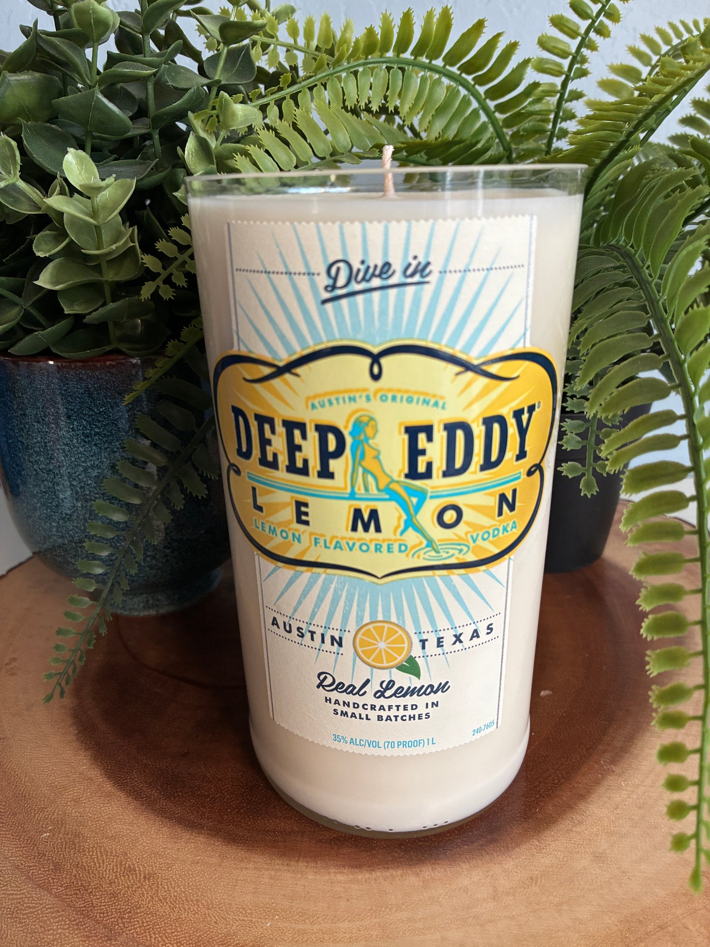 Deep Eddy Lemon Vodka Candle