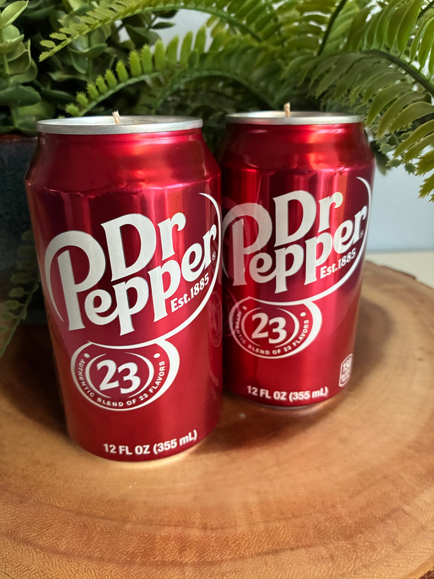 Dr Pepper Soda Can Candle