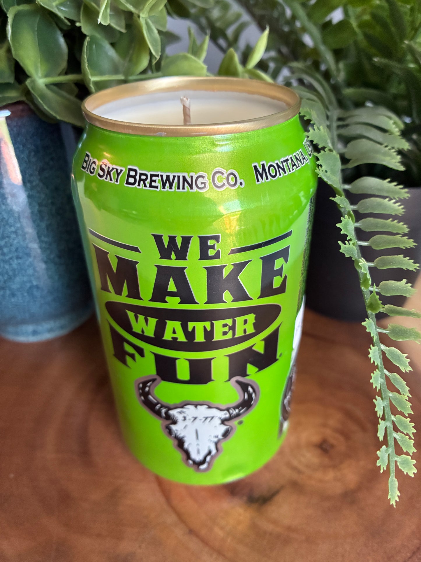 Moose Drool Brown Ale Beer Can Candle