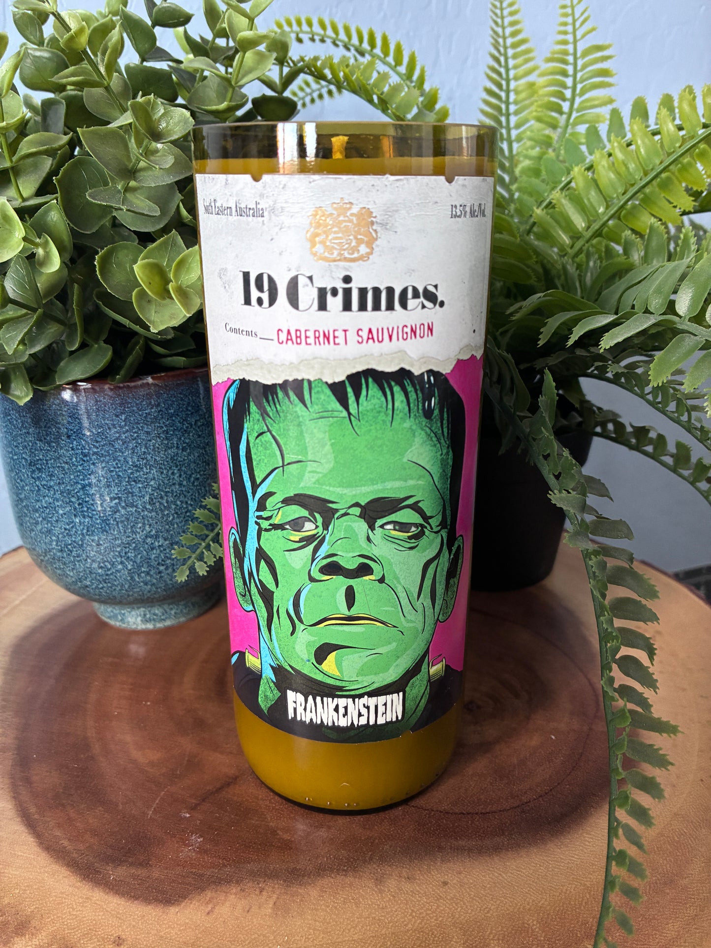 19 Crimes 'Frankenstein' Cabernet Sauvignon Wine Candle