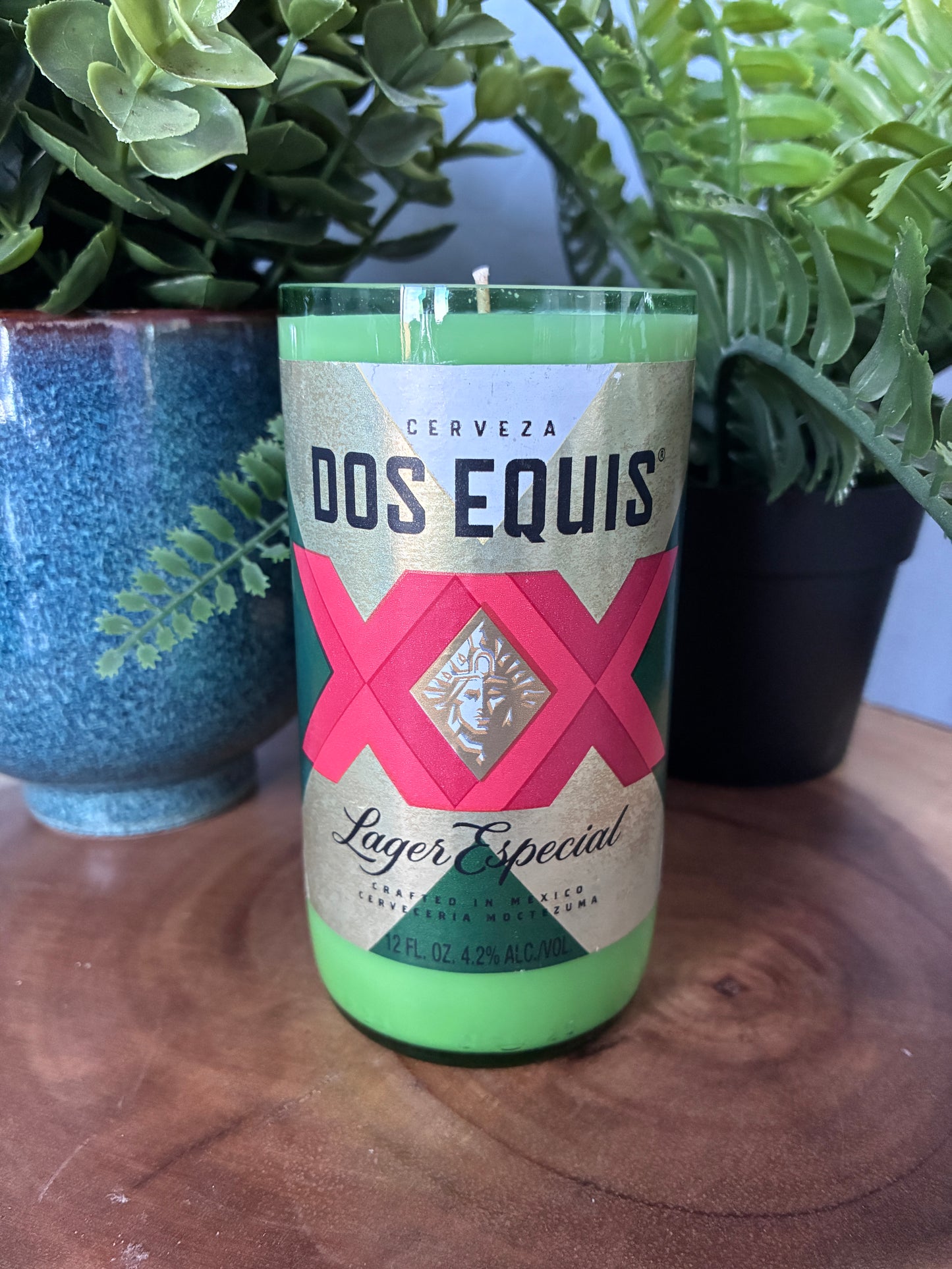 Dos Equis Beer Candle