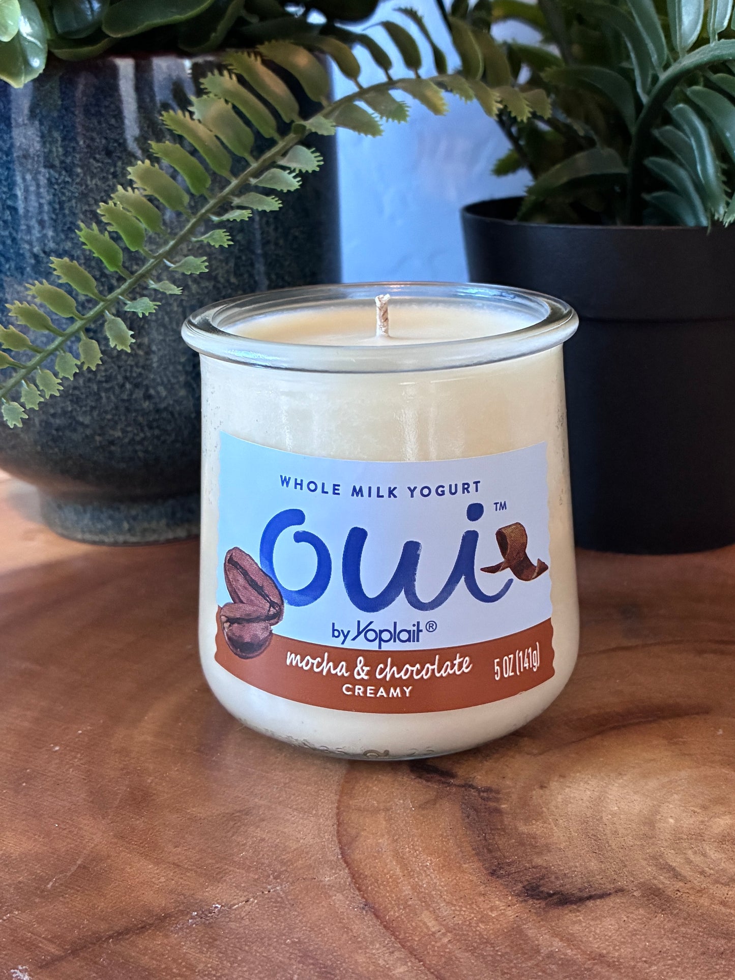 Oui 'Mocha' Yogurt Jar Candle