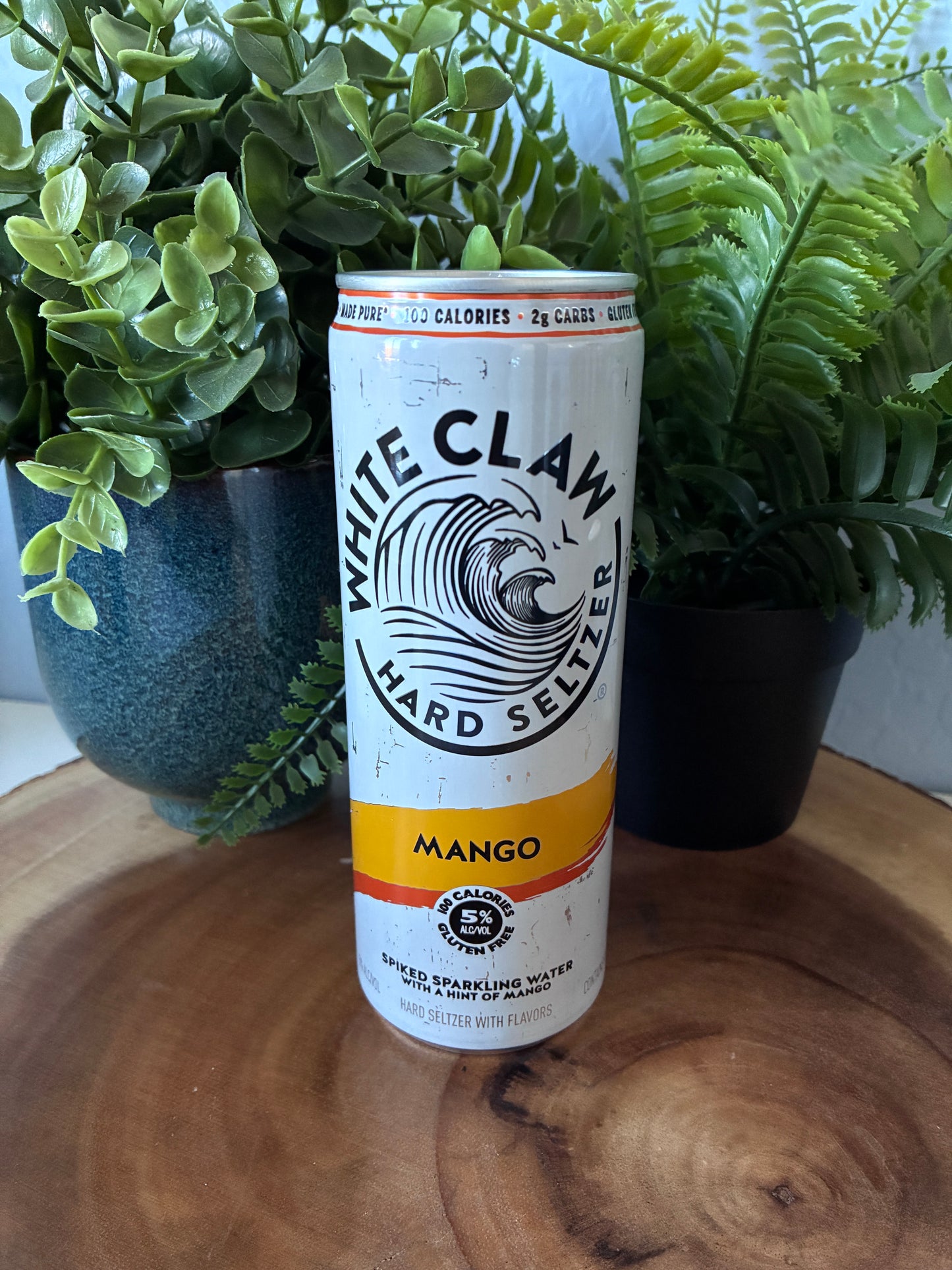 White Claw 'Mango' Hard Seltzer Candle