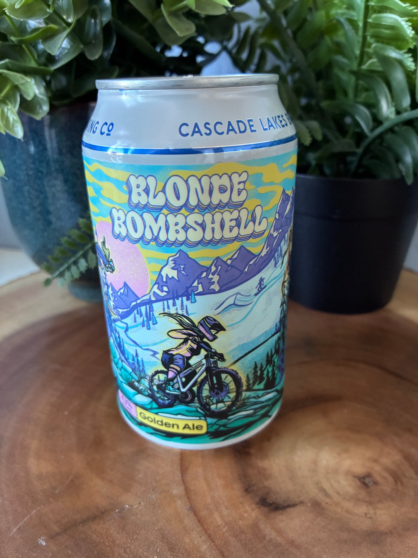Blonde Bombshell Beer Can Candle