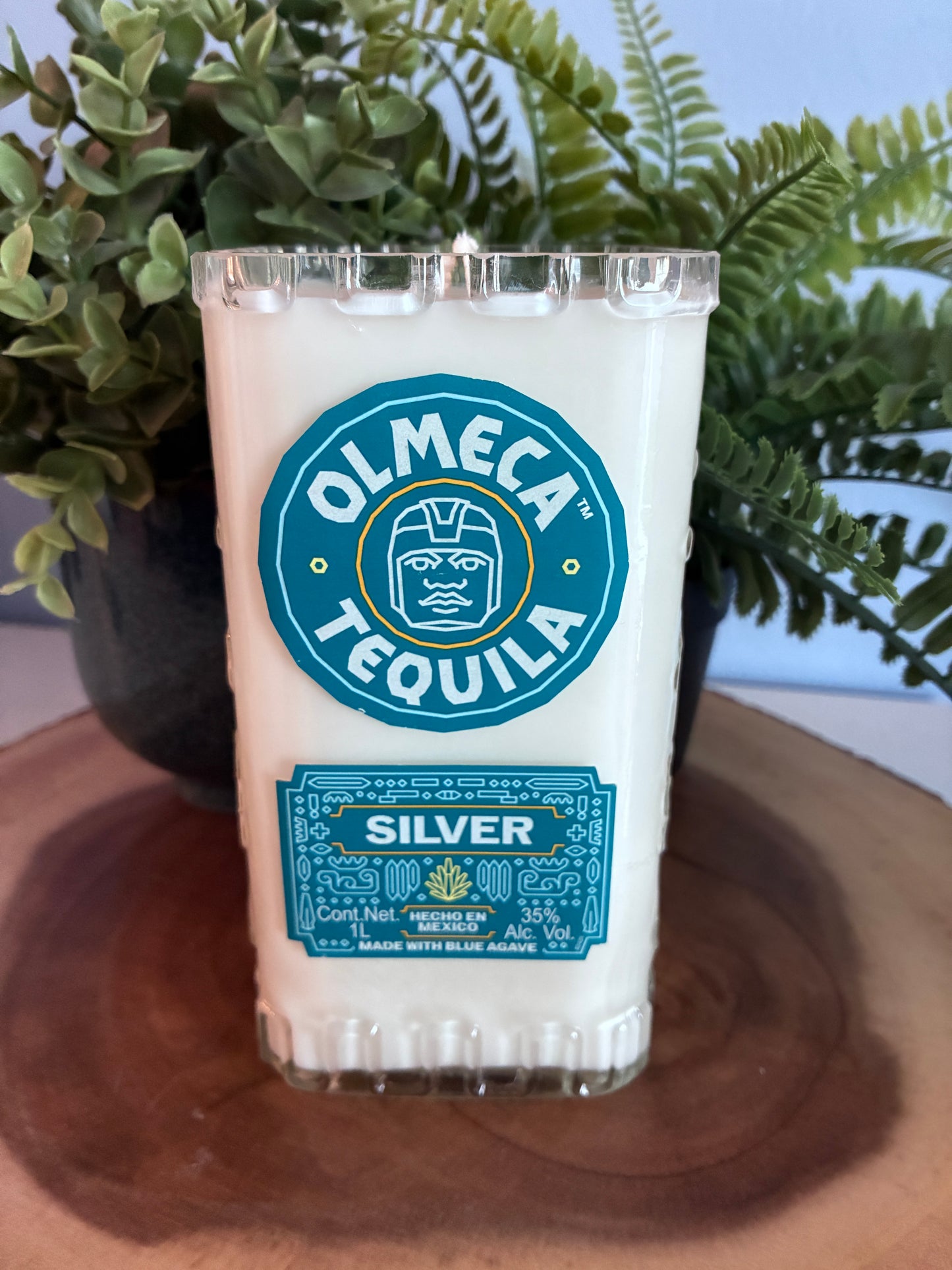 Olmeca Silver Tequila Candle