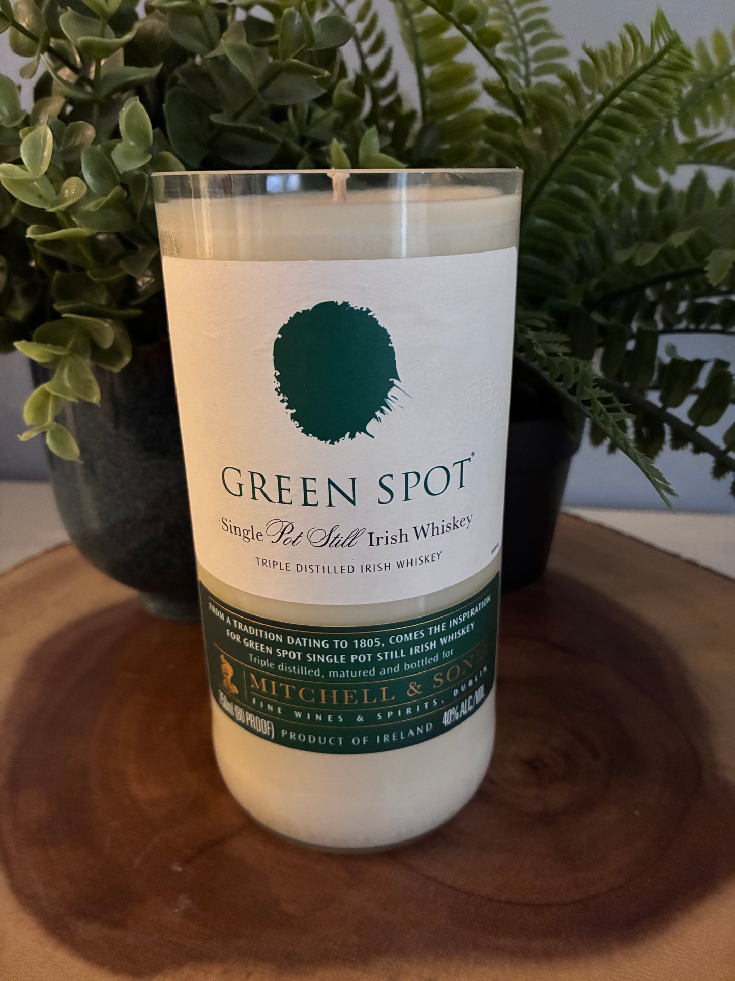 Green Spot Irish Whiskey Candle