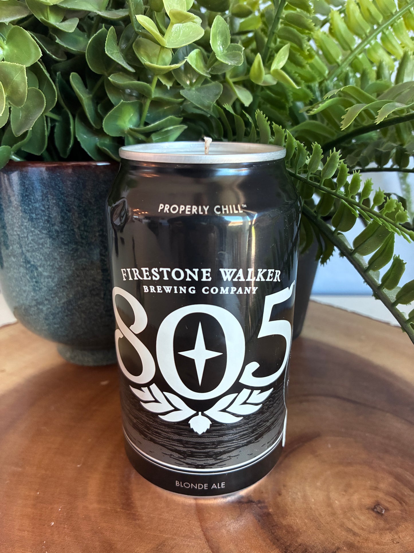 805 Beer Can Candle