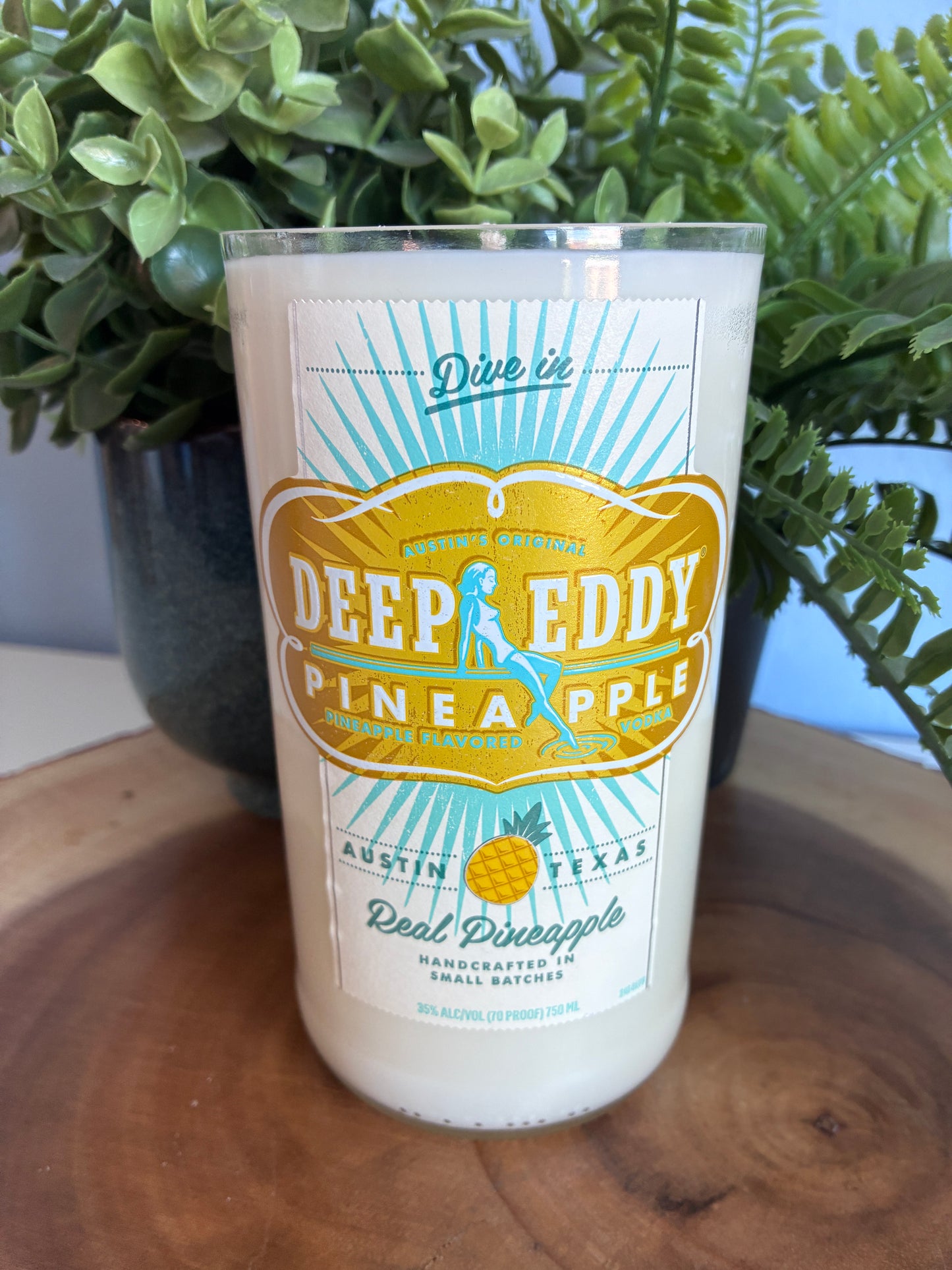 Deep Eddy Pineapple Vodka Candle