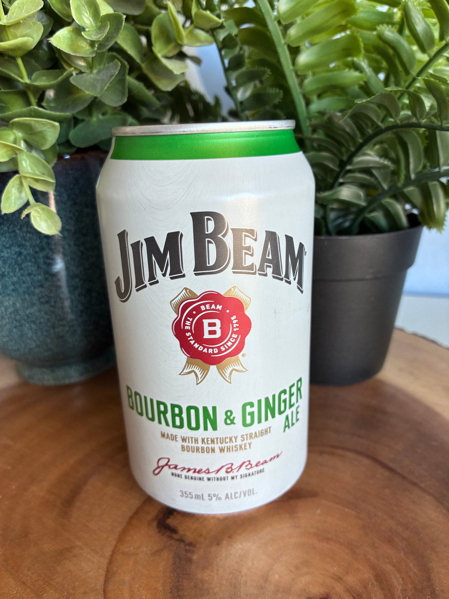Jim Beam 'Bourbon & Ginger Ale' Can Candle