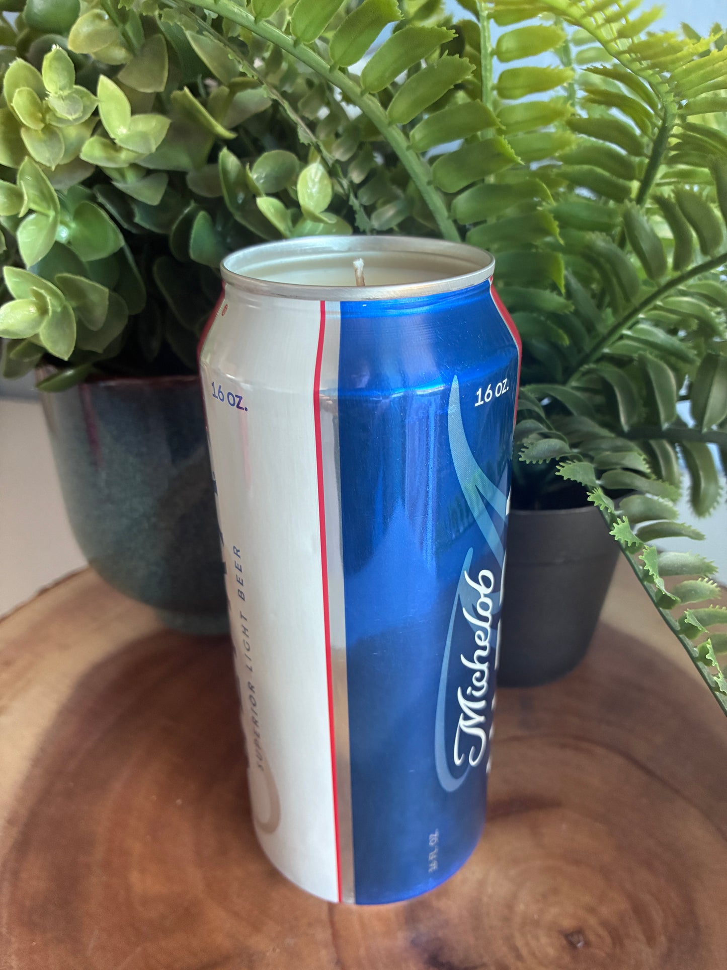 Michelob Ultra Beer Can Candle
