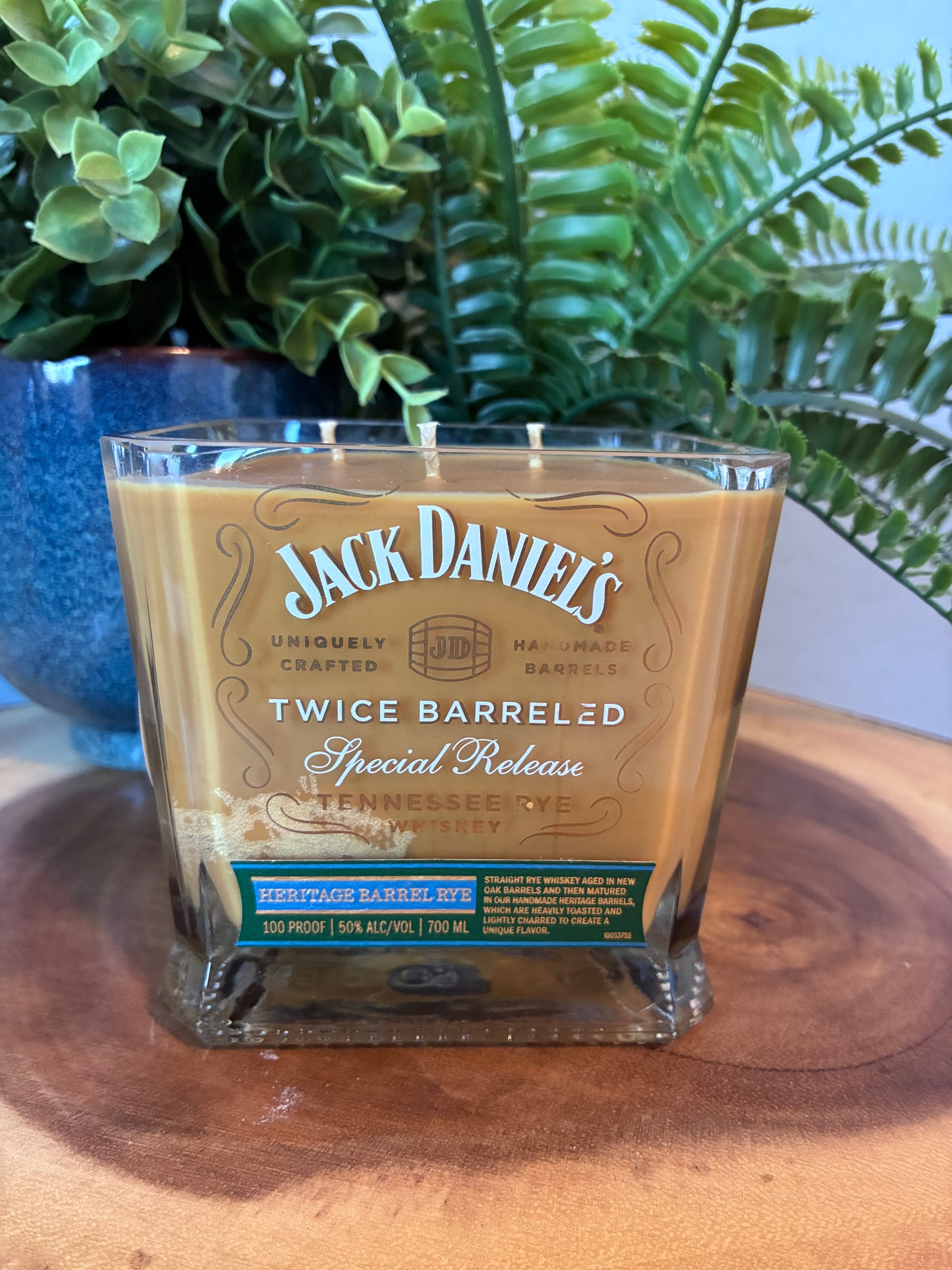 Jack Daniels 'Twice Barreled' Tennessee Whiskey Candle