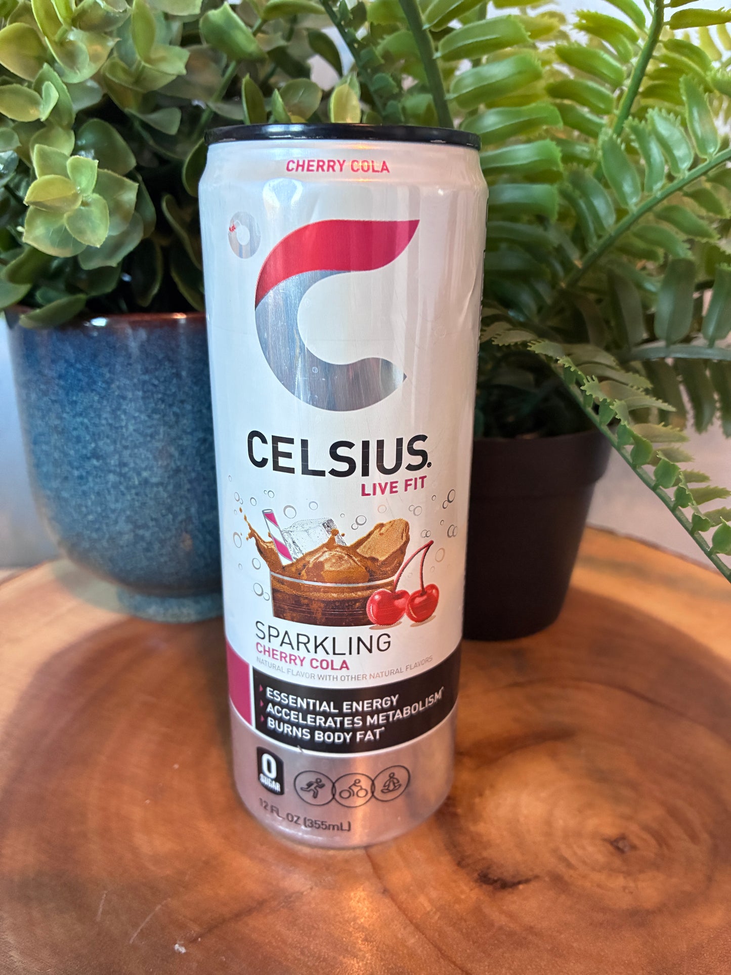 Celcius 'Cherry Cola' Energy Drink Can Candle