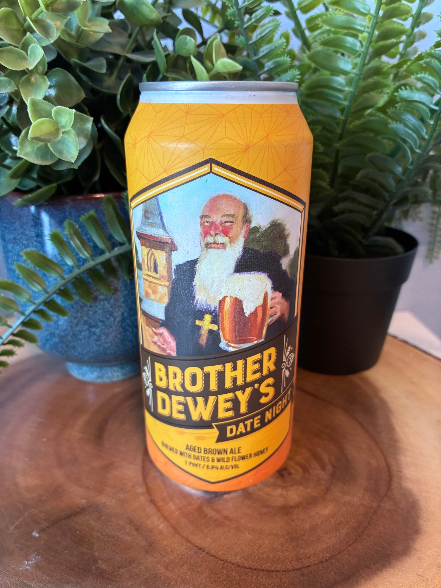 Brother Dewey 'Date Night' Brown Ale Beer Candle