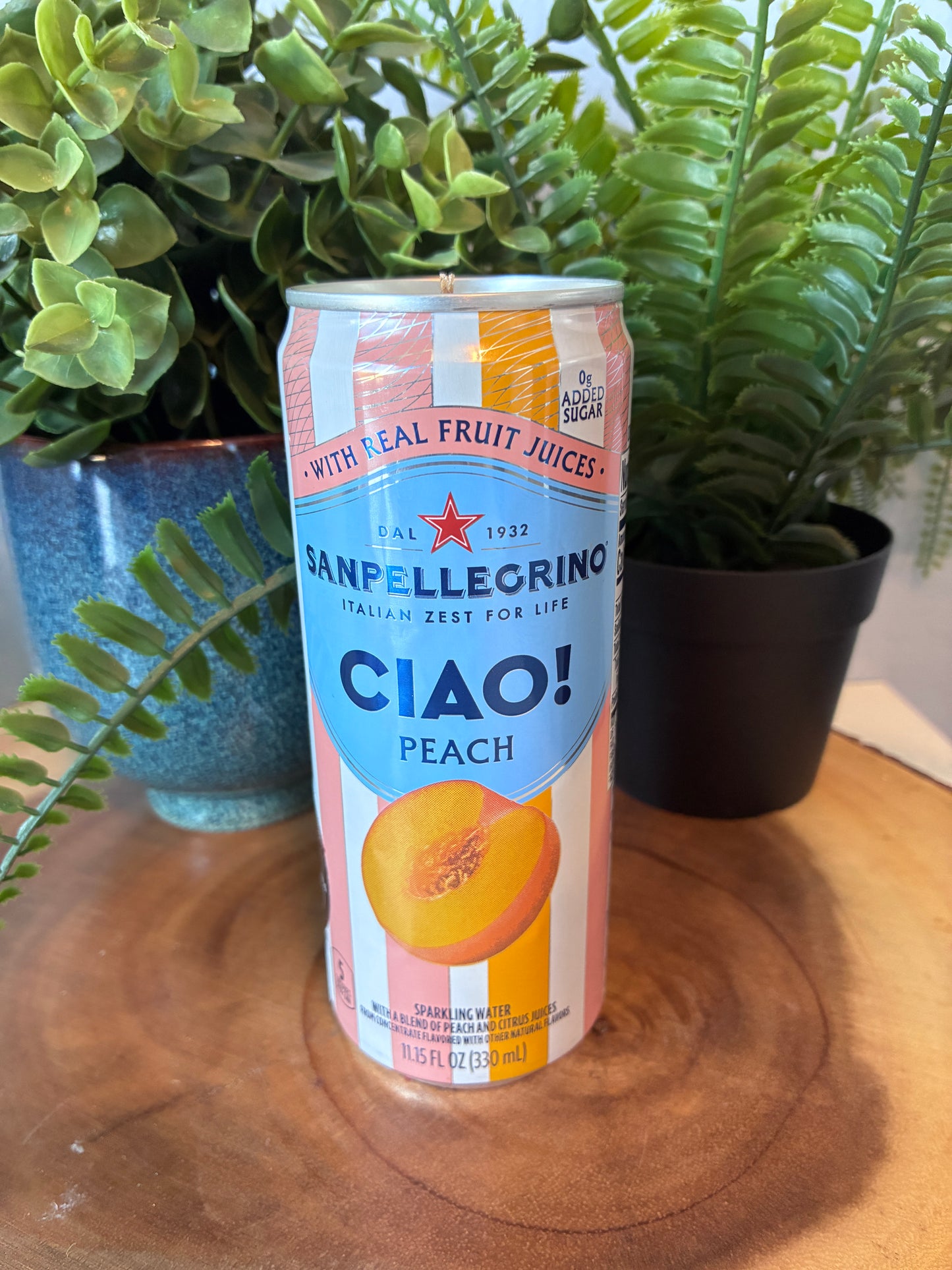 San Pellegrino 'Ciao' Peach Sparkling Water Candle