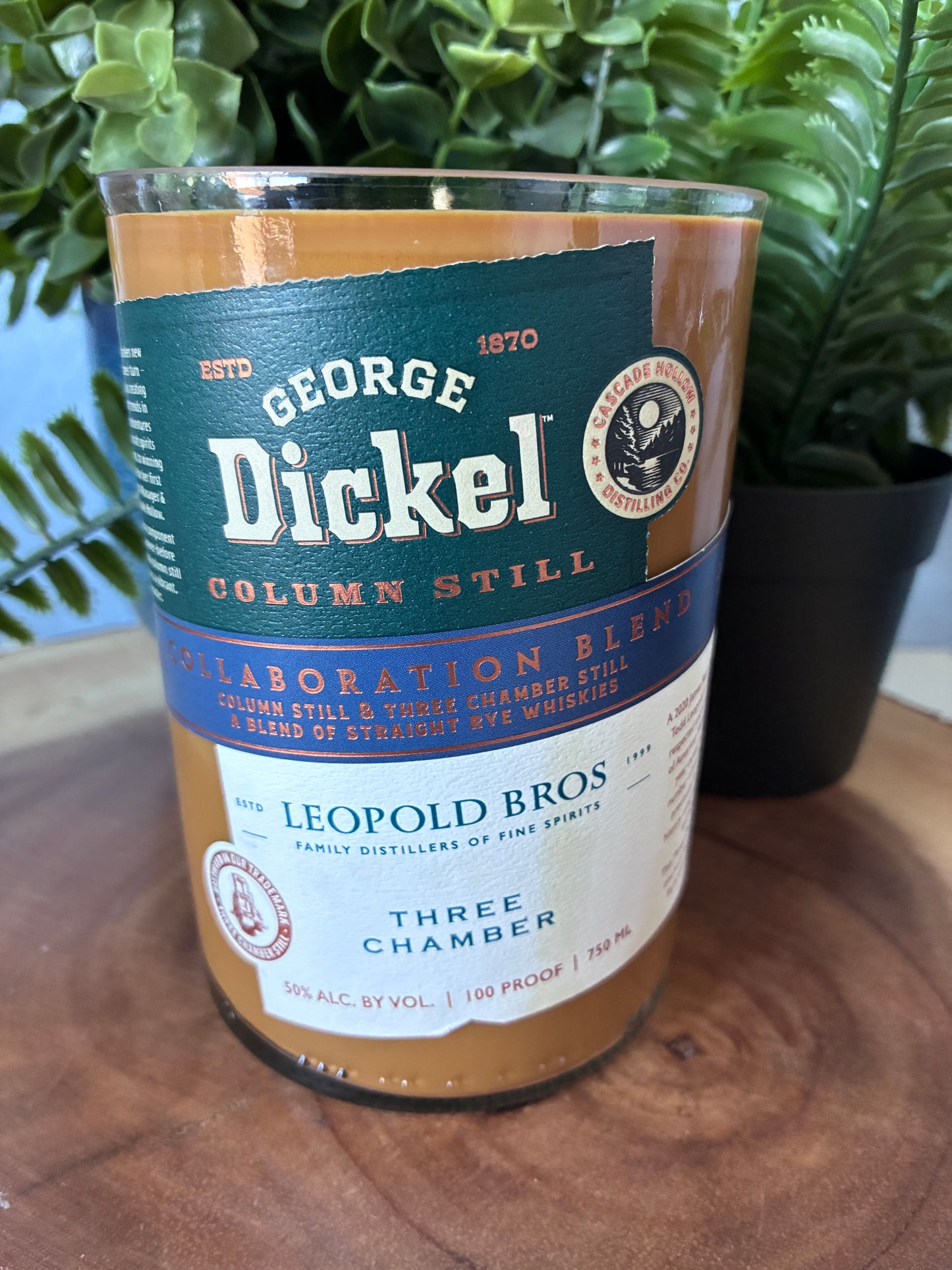 George Dickel Rye Whiskey Candle