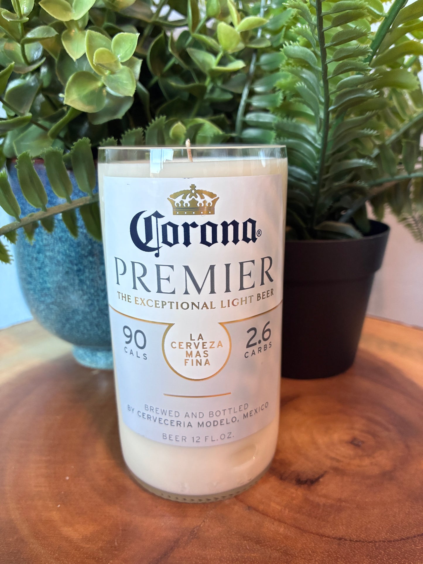 Corona Premier Beer Bottle Candle