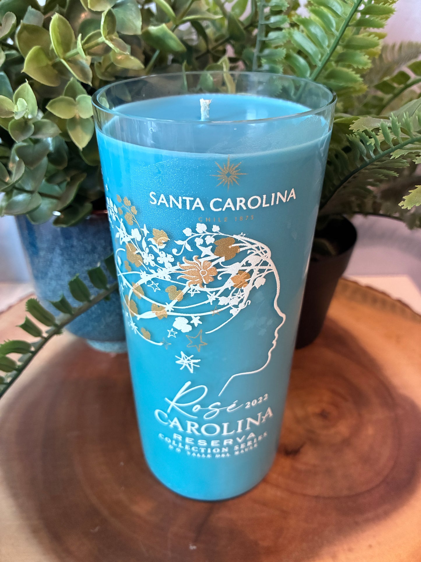 Lyv Rose Wine Candle