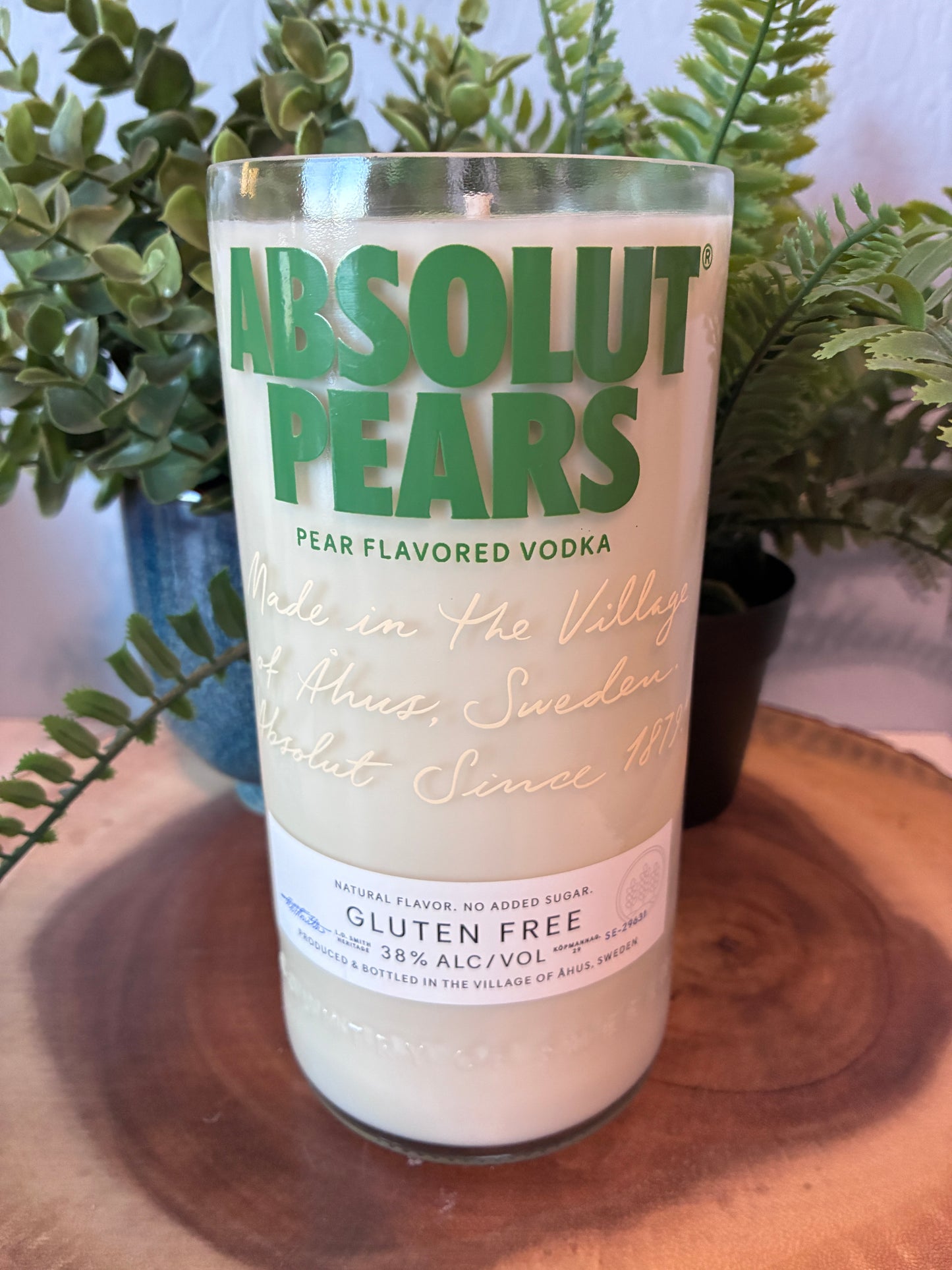 Absolut Pear Vodka Candle