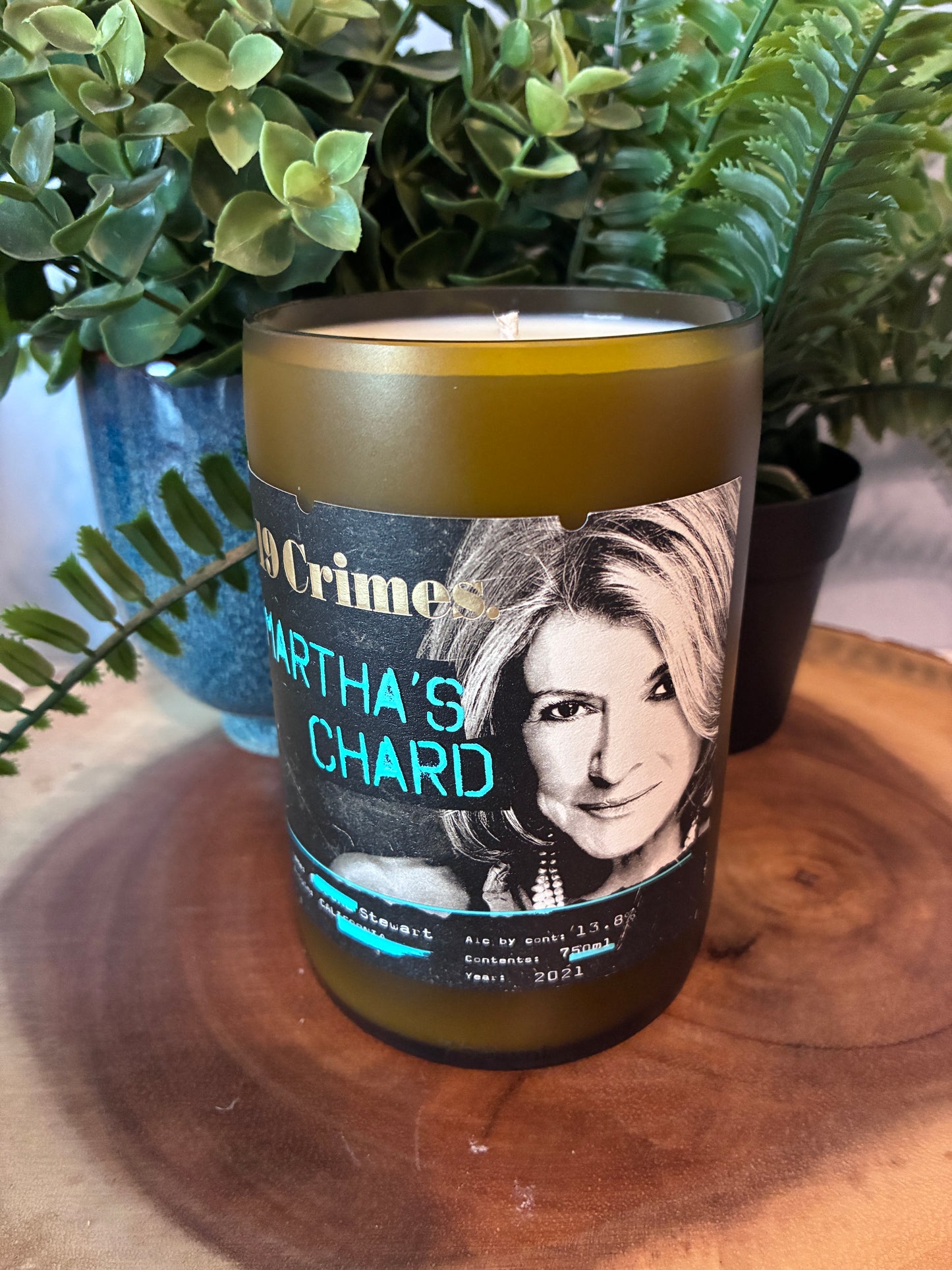 Marthas Chard Wine Candle