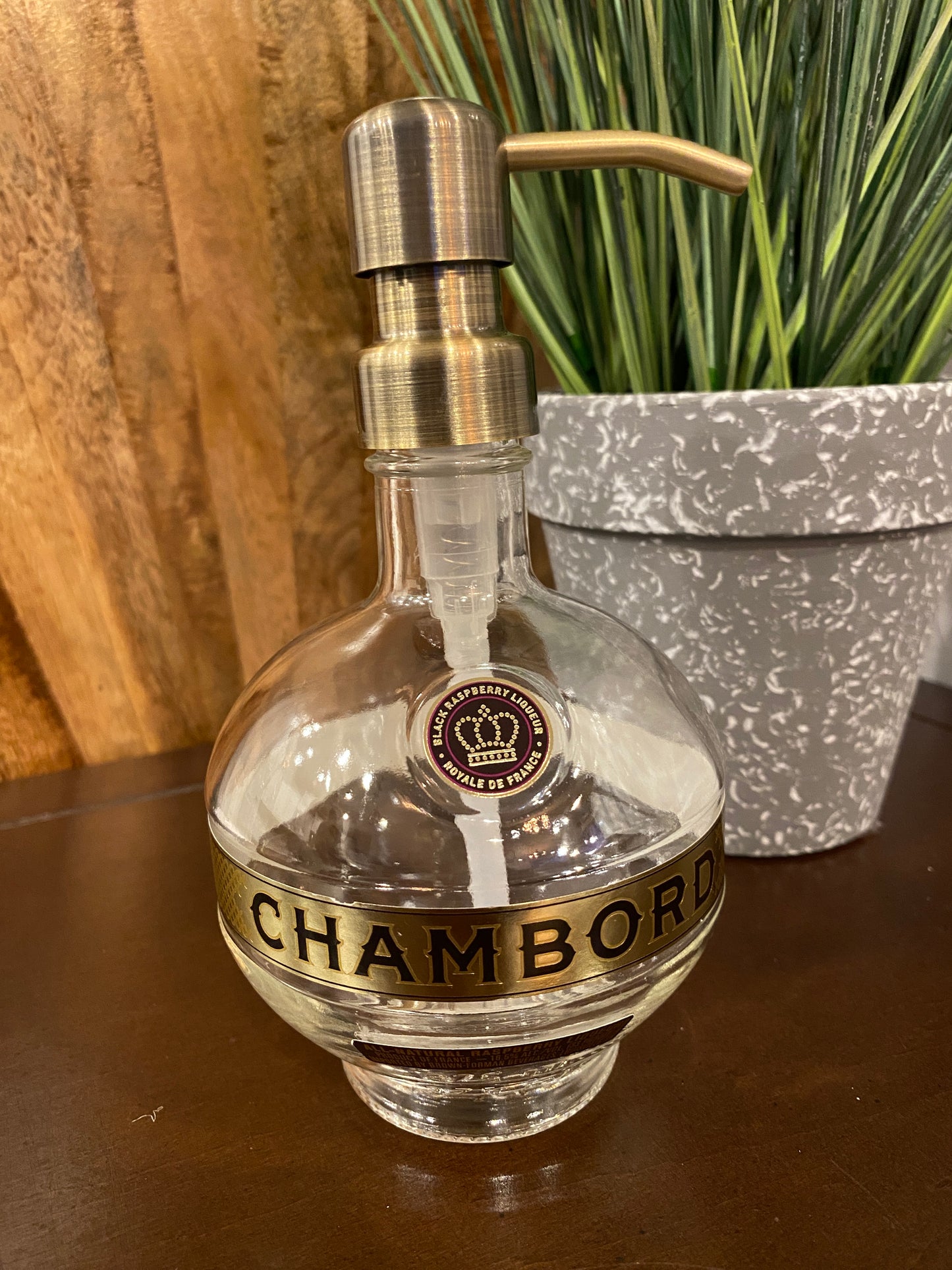 Chambord Liqueur Soap Pump