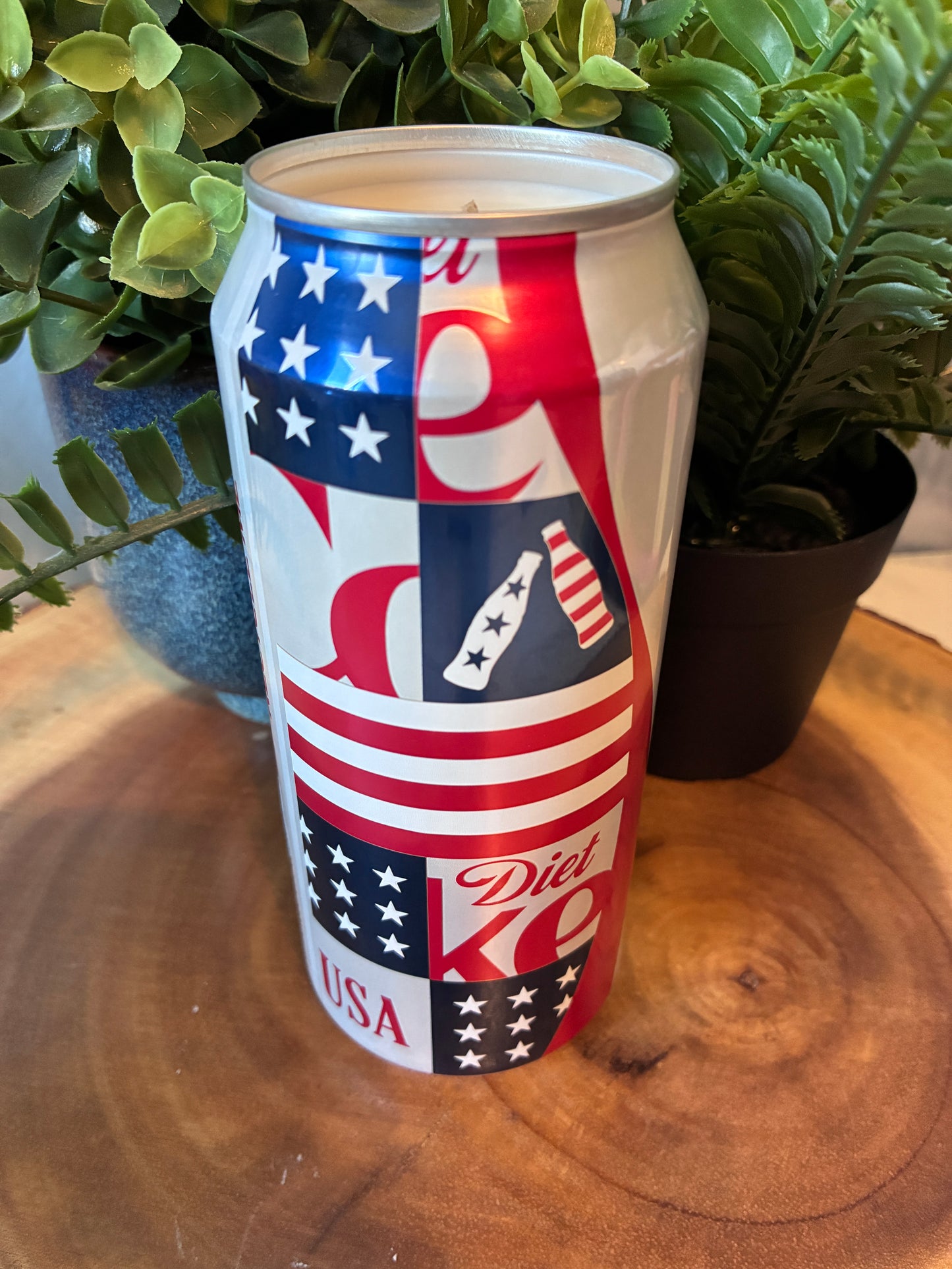 Diet Coke 'USA' Edition Can Candle