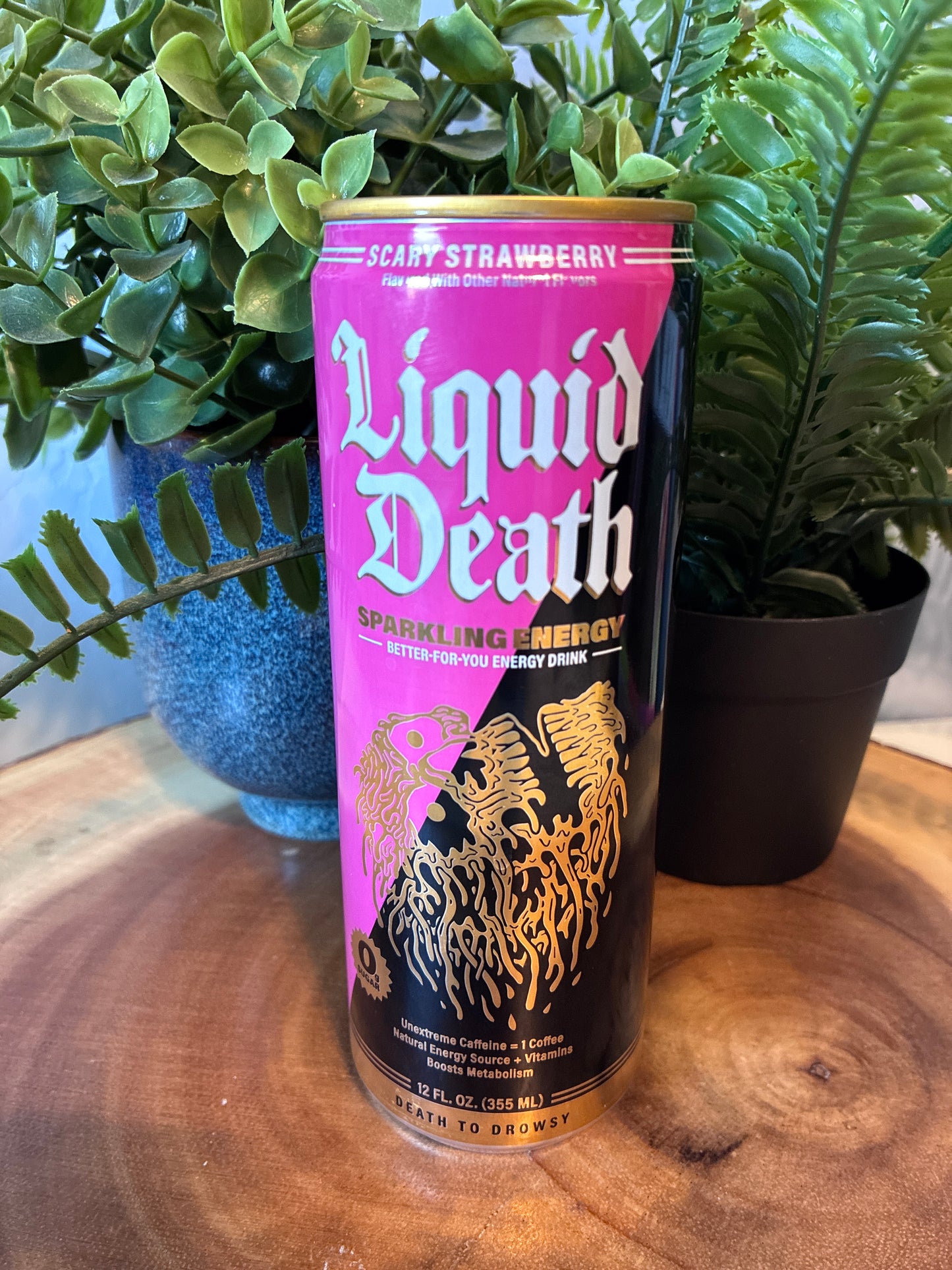 Liquid Death 'Strawberry' Energy Drink