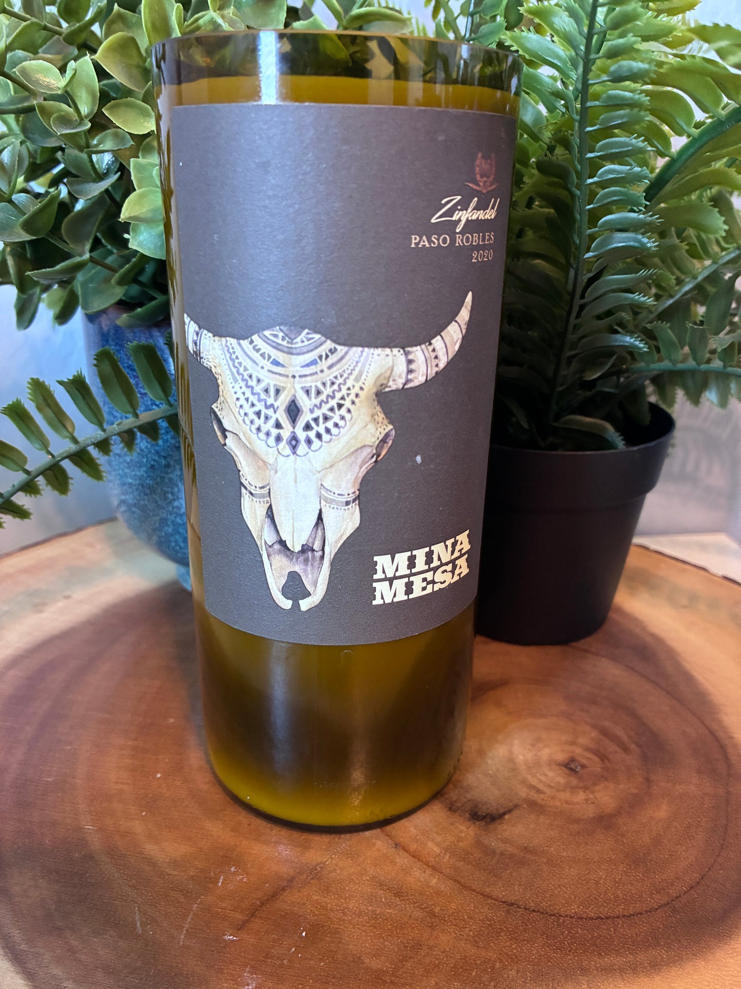 Mina Mesa Zinfandel Wine Candle