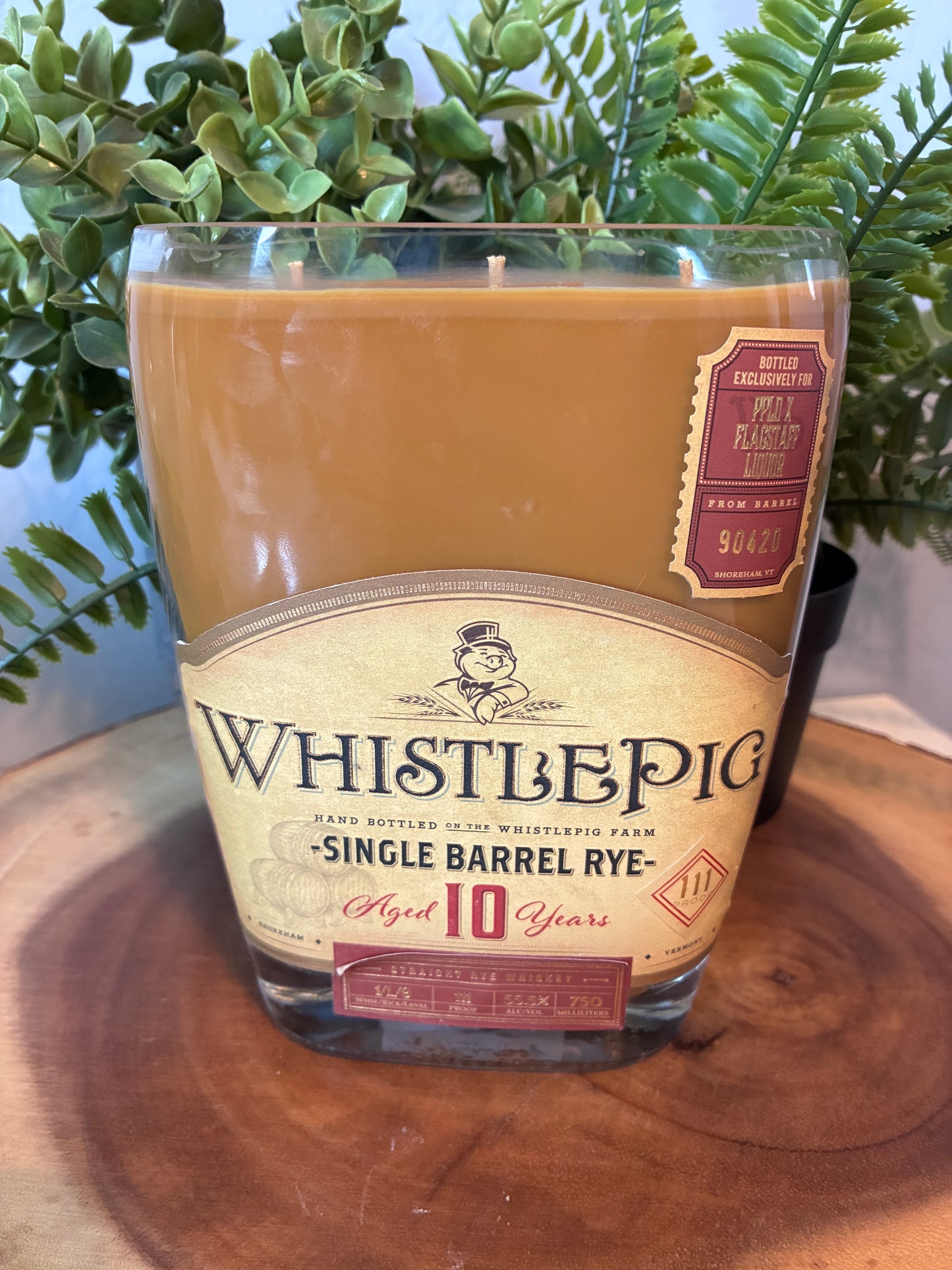 Whistle Pig '10 Year' Rye Whiskey Candle