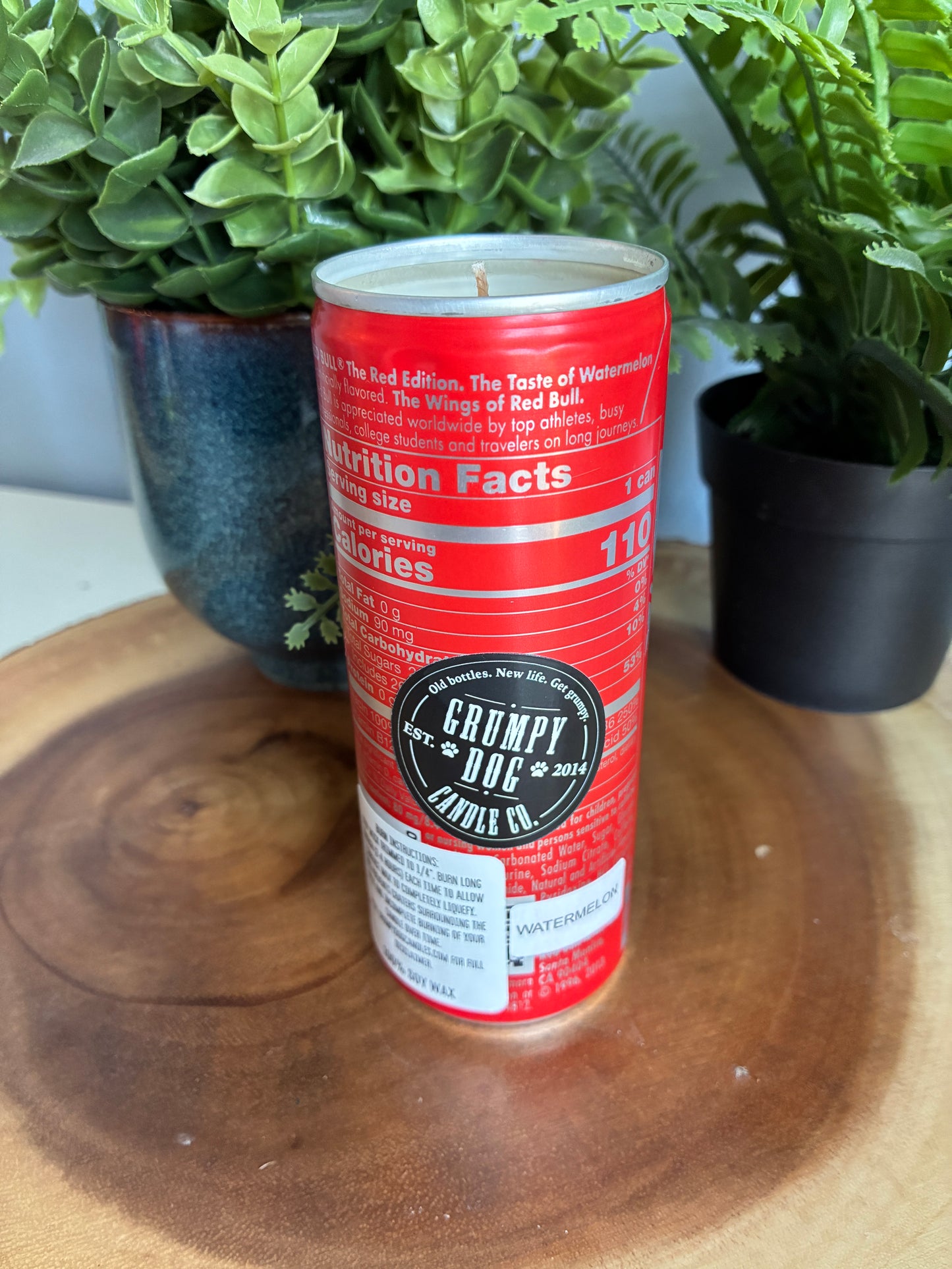 Redbull Watermelon Energy Drink Candle