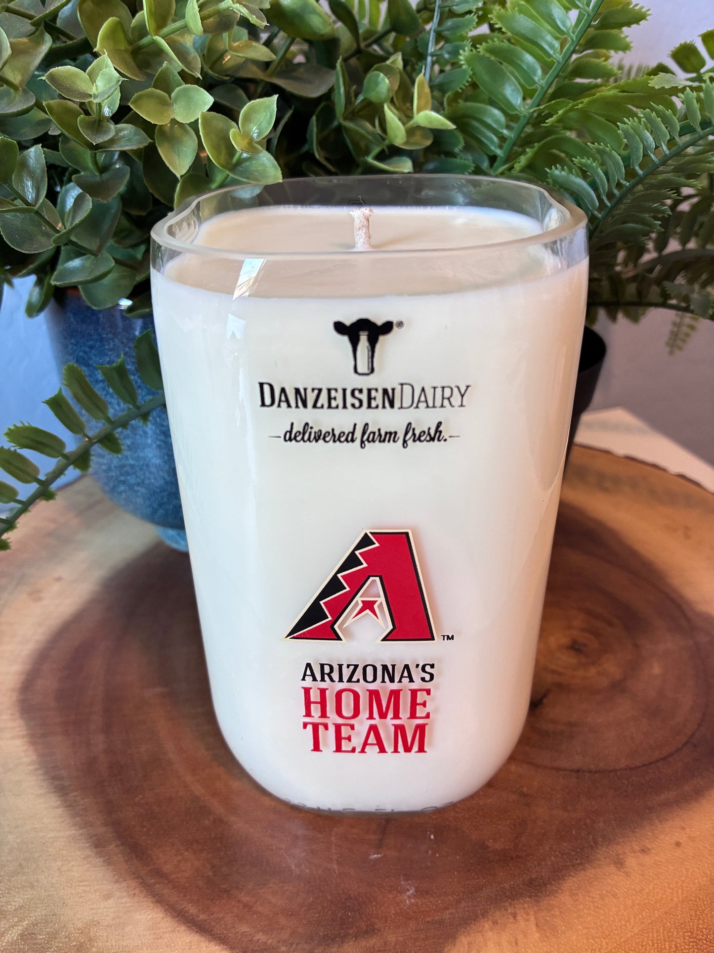 Danziesen Dairy 'Arizona Diamondbacks' Milk Candle