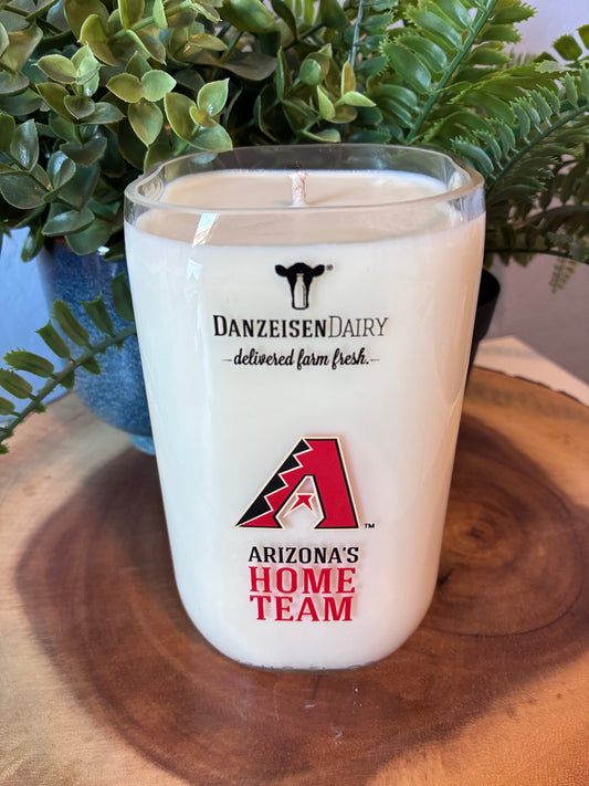 Danziesen Dairy 'Arizona Diamondbacks' Milk Candle