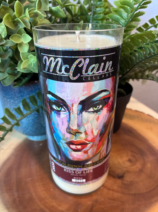 McClain Cellars 'Kiss of Life' Wine Bottle Candle