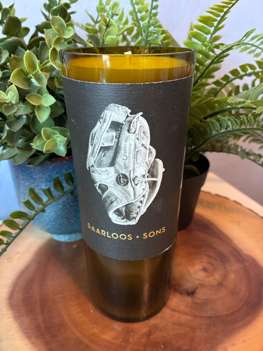 Saarloos and Son 'Baseball Glove' Red Wine Candle