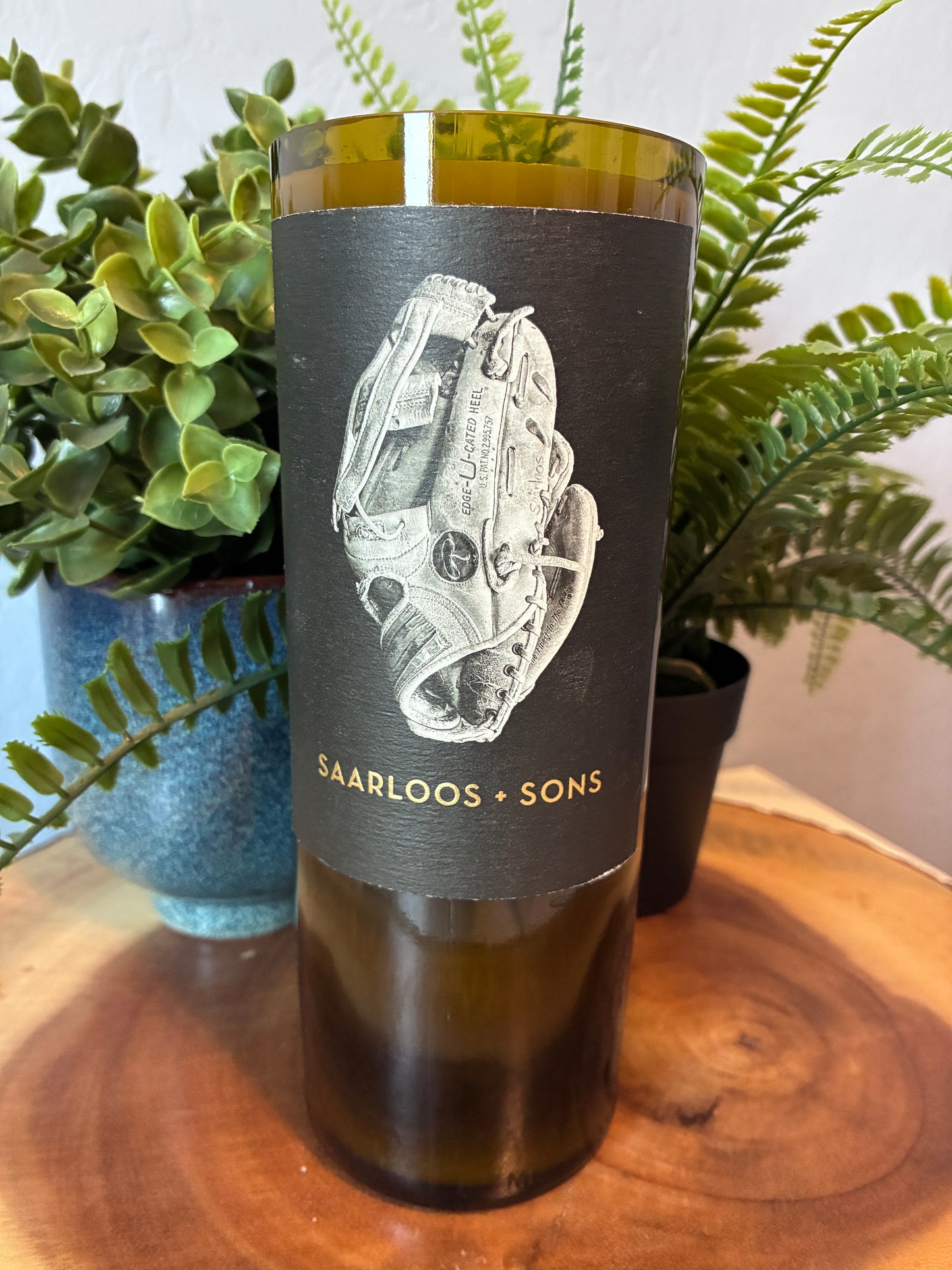 Saarloos and Son 'Baseball Glove' Red Wine Candle