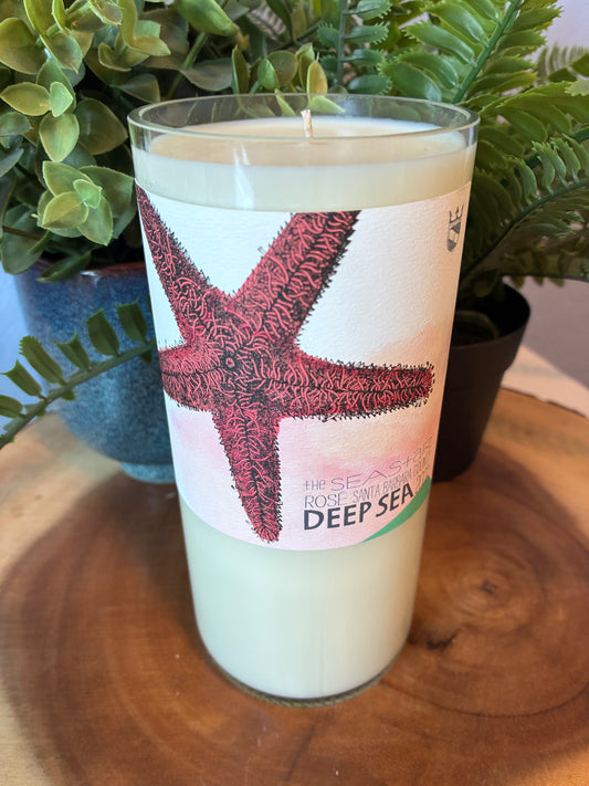 Deep Sea 'Starfish' Rosé Wine Bottle Candle