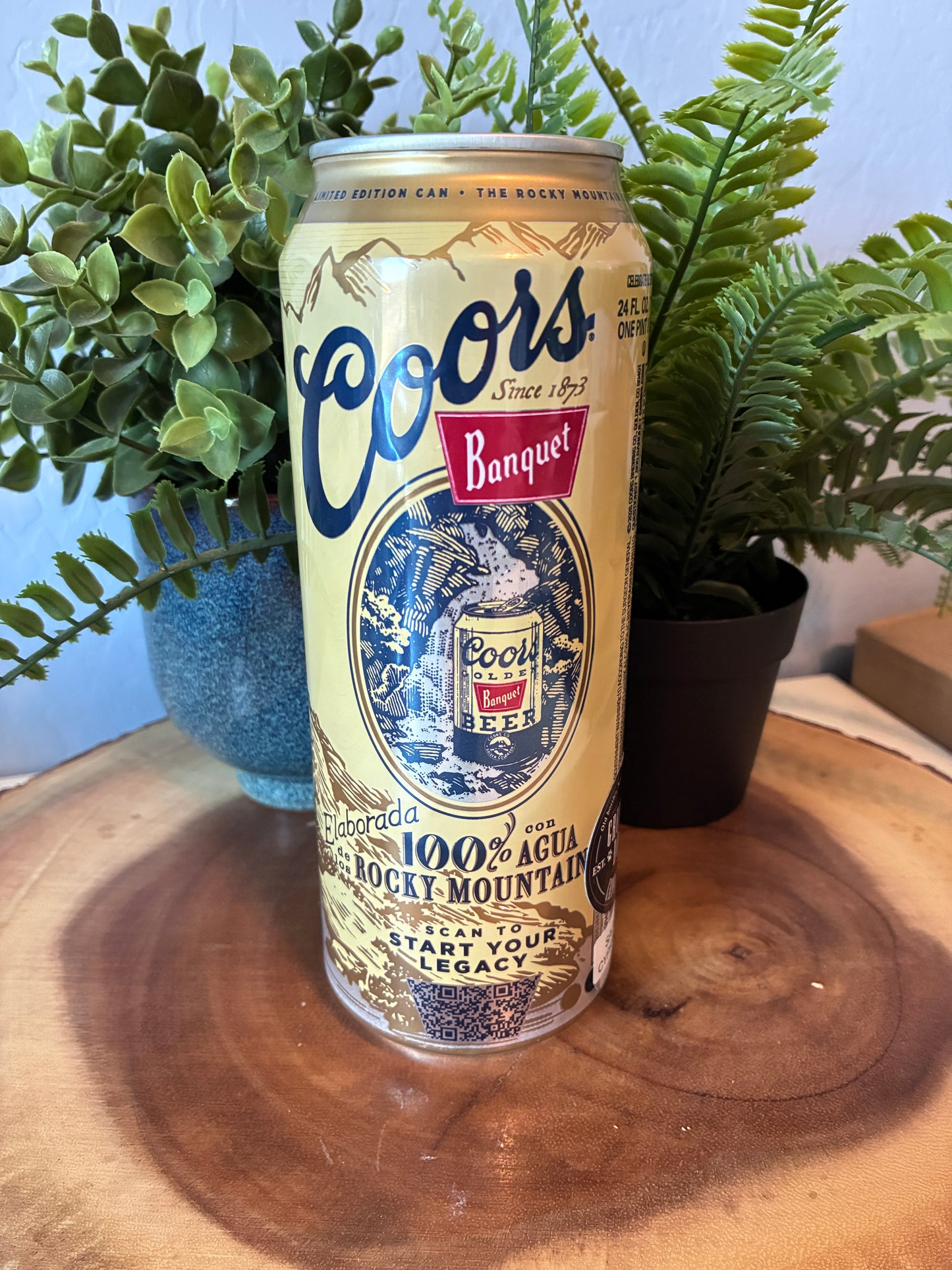 Coors Banquet Can Candle