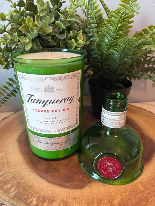 Tanqueray London Dry Gin Bottle Candle