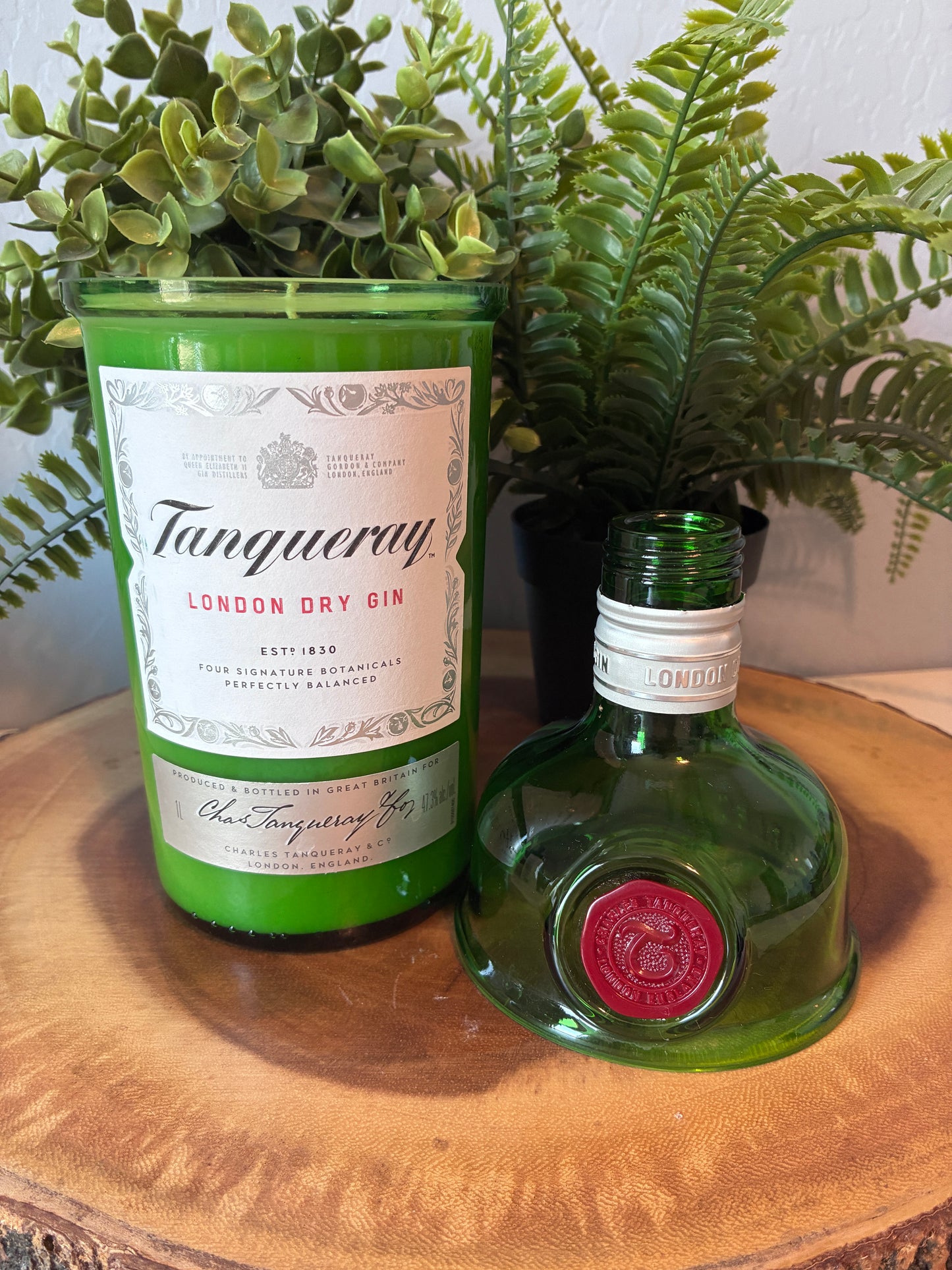 Tanqueray London Dry Gin Bottle Candle
