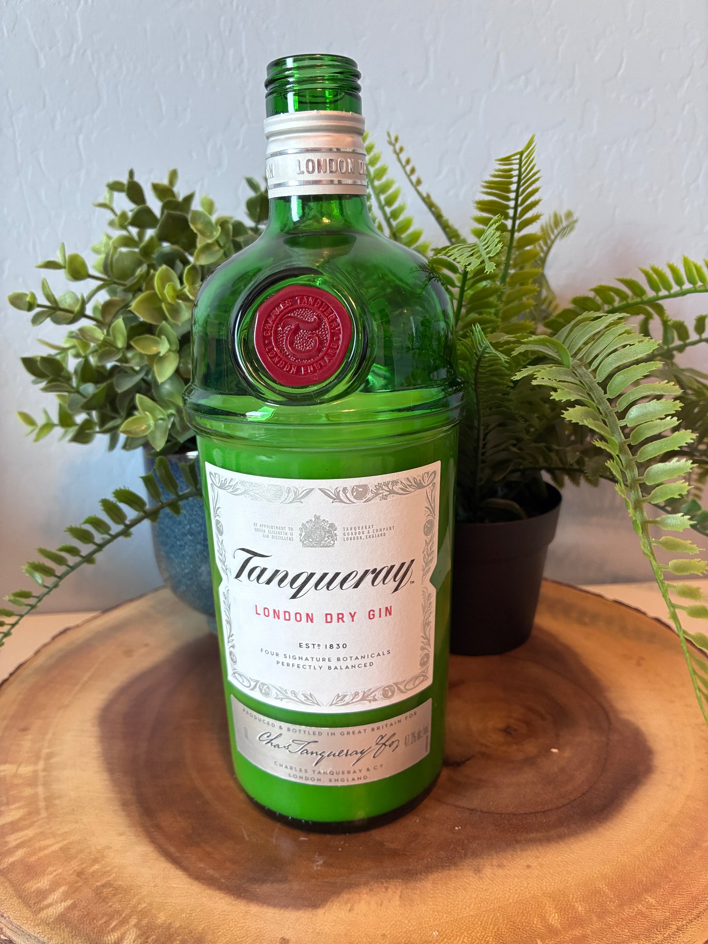 Tanqueray London Dry Gin Bottle Candle