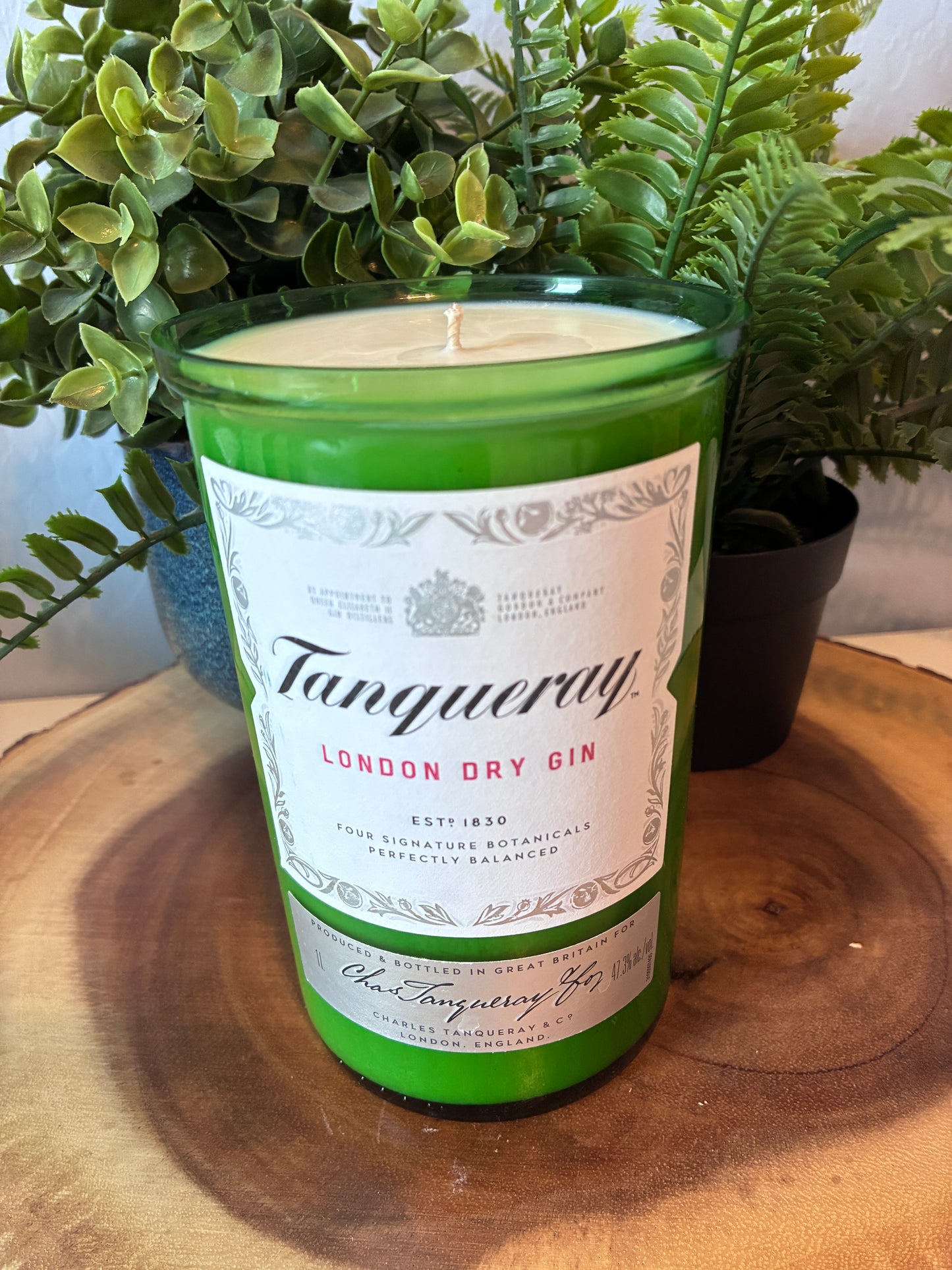 Tanqueray London Dry Gin Bottle Candle