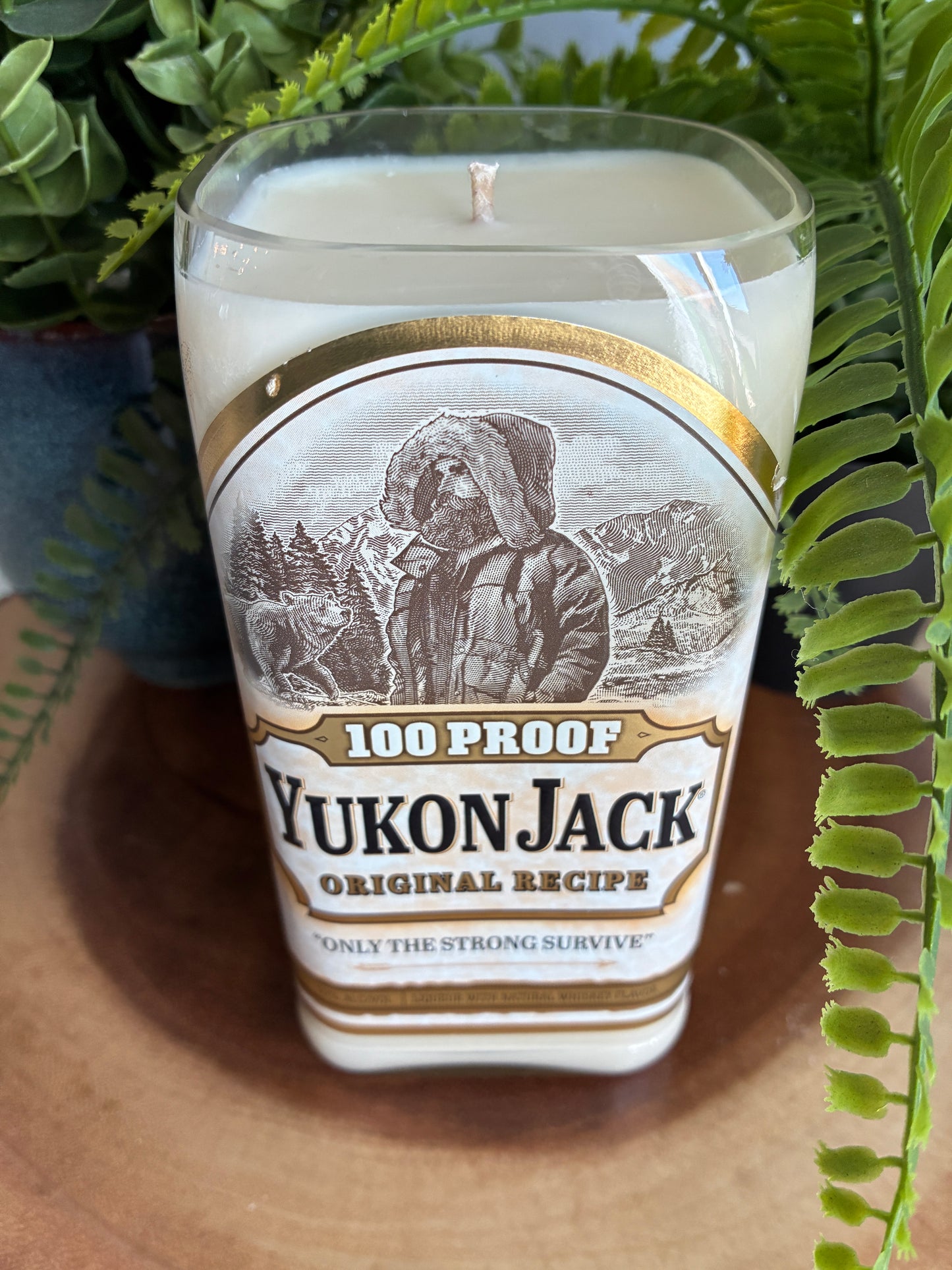 Yukon Jack '100 Proof' Whiskey Candle
