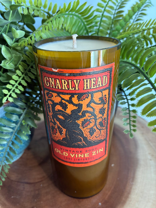 Gnarly Head Zinfandel Wine Candle