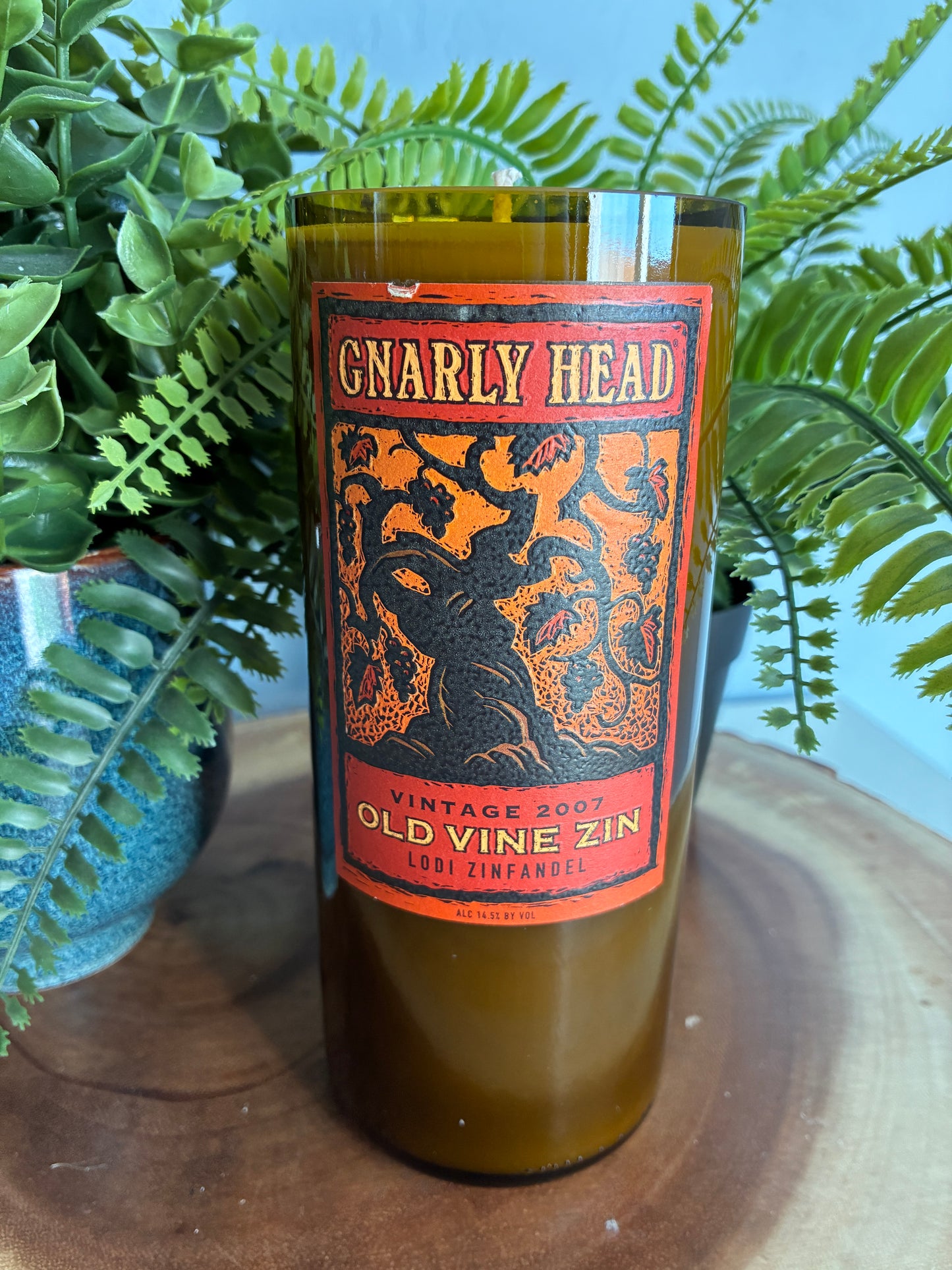 Gnarly Head Zinfandel Wine Candle