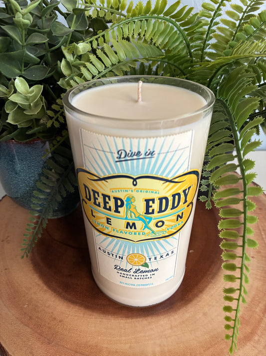 Deep Eddy Lemon Vodka Candle