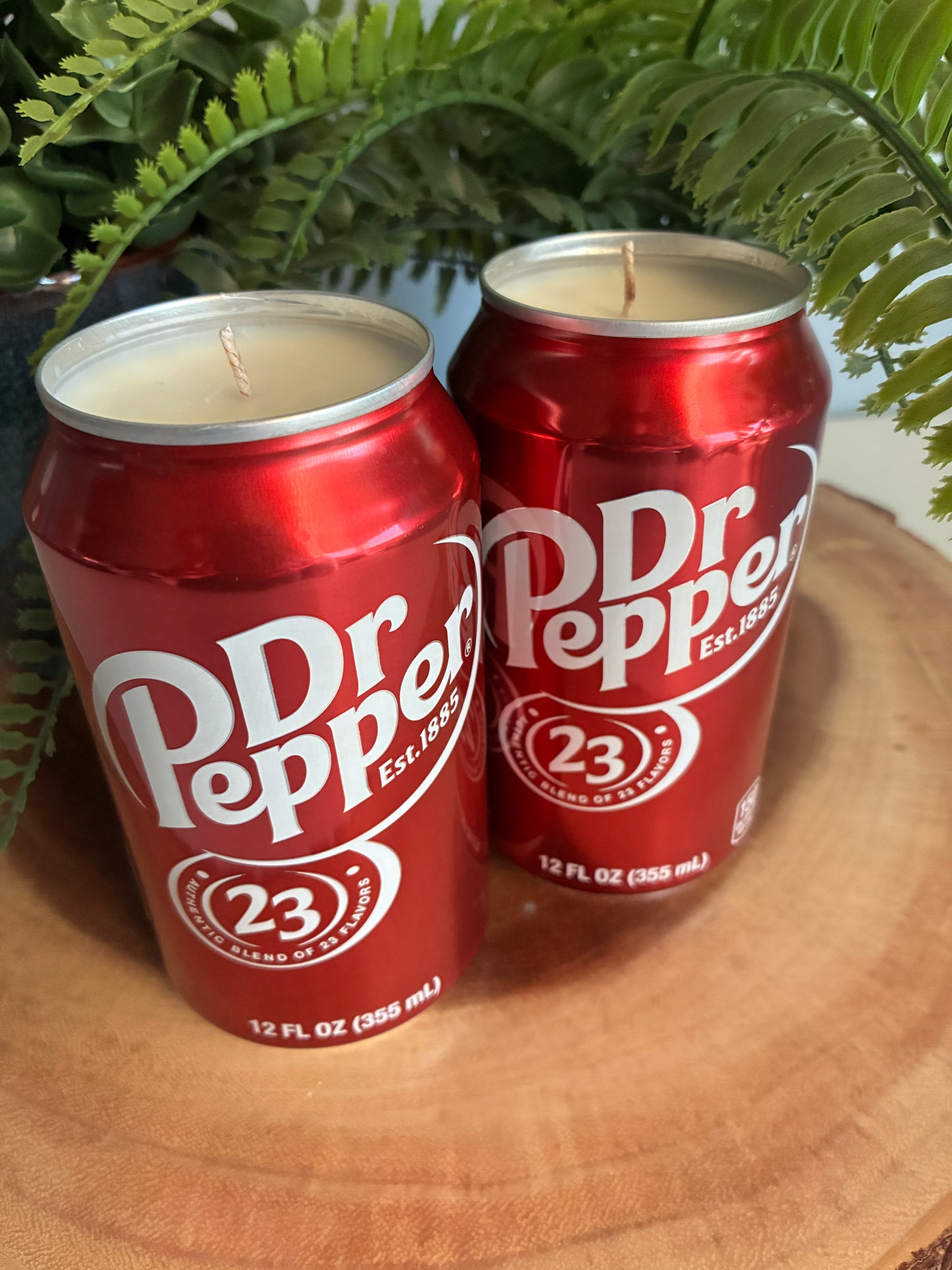 Dr Pepper Soda Can Candle