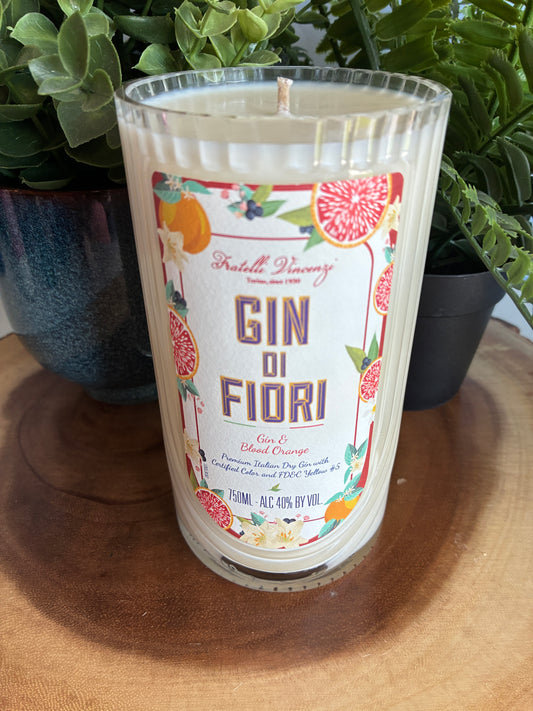 Gin Fiori Blood Orange Gin candle