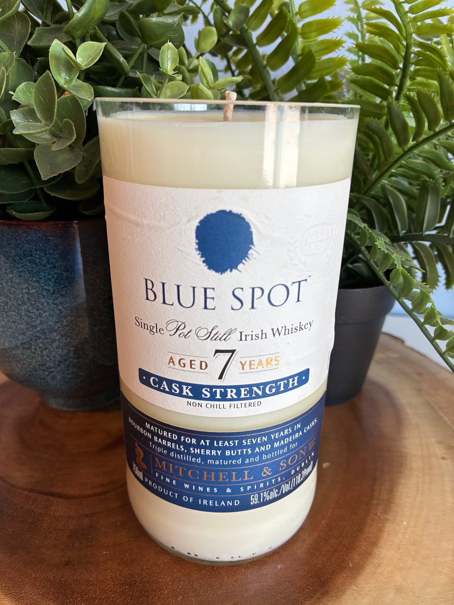 Blue Spot Irish Whiskey Candle
